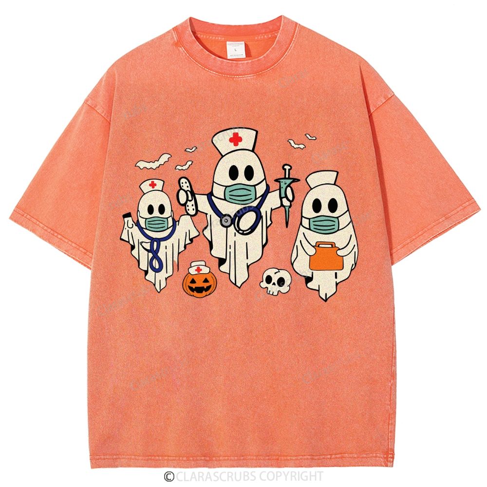 Halloween Washed Vintage T-shirt