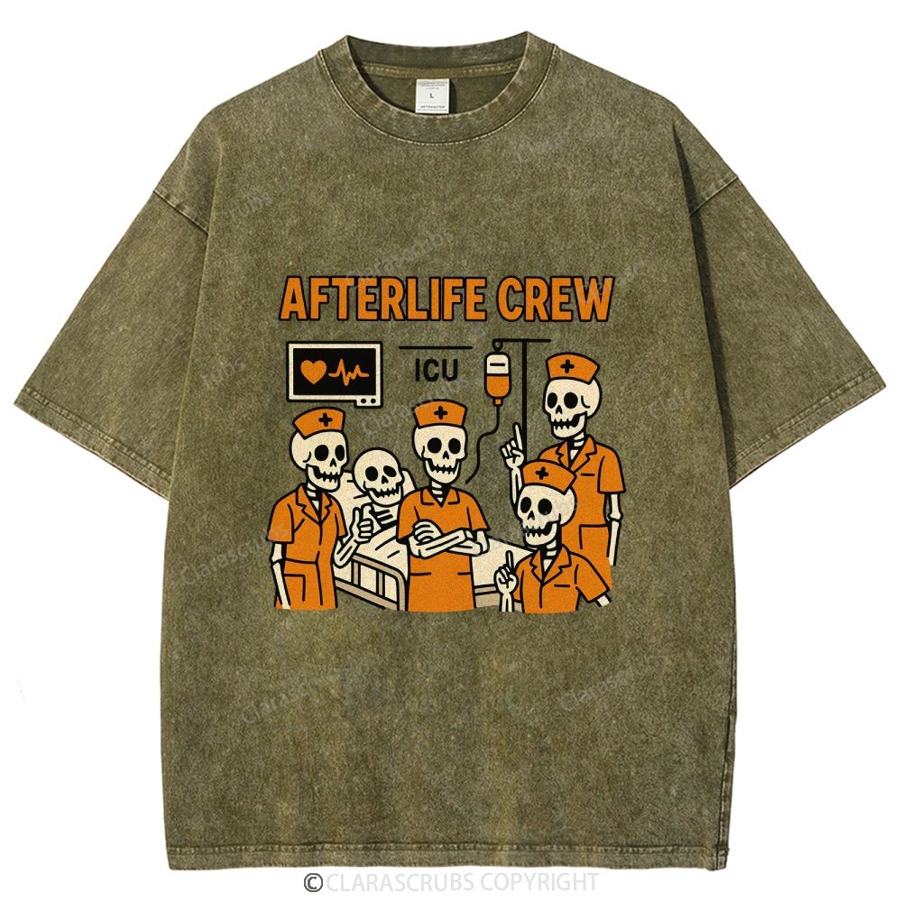 Afterlife Crew Washed Vintage T-shirt