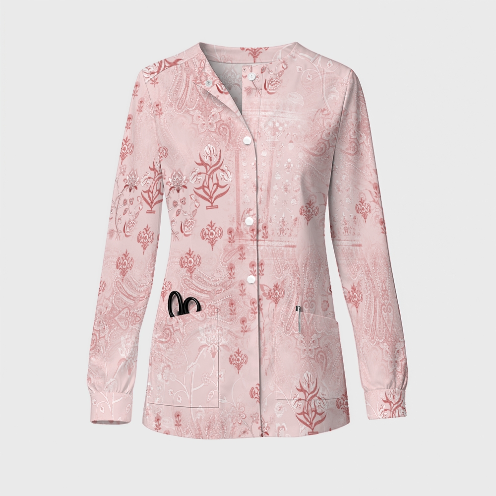 Women's Intangible Cultural Heritage Printed  Long Sleeve Jacket  TC102416