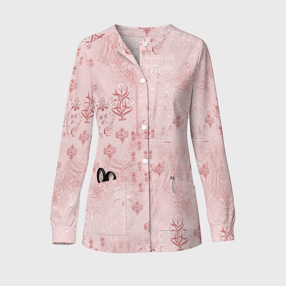 Women's Intangible Cultural Heritage Printed  Long Sleeve Jacket  TC102416