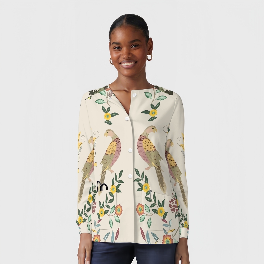 Women's Intangible Cultural Heritage Printed  Long Sleeve Jacket  TC1024221