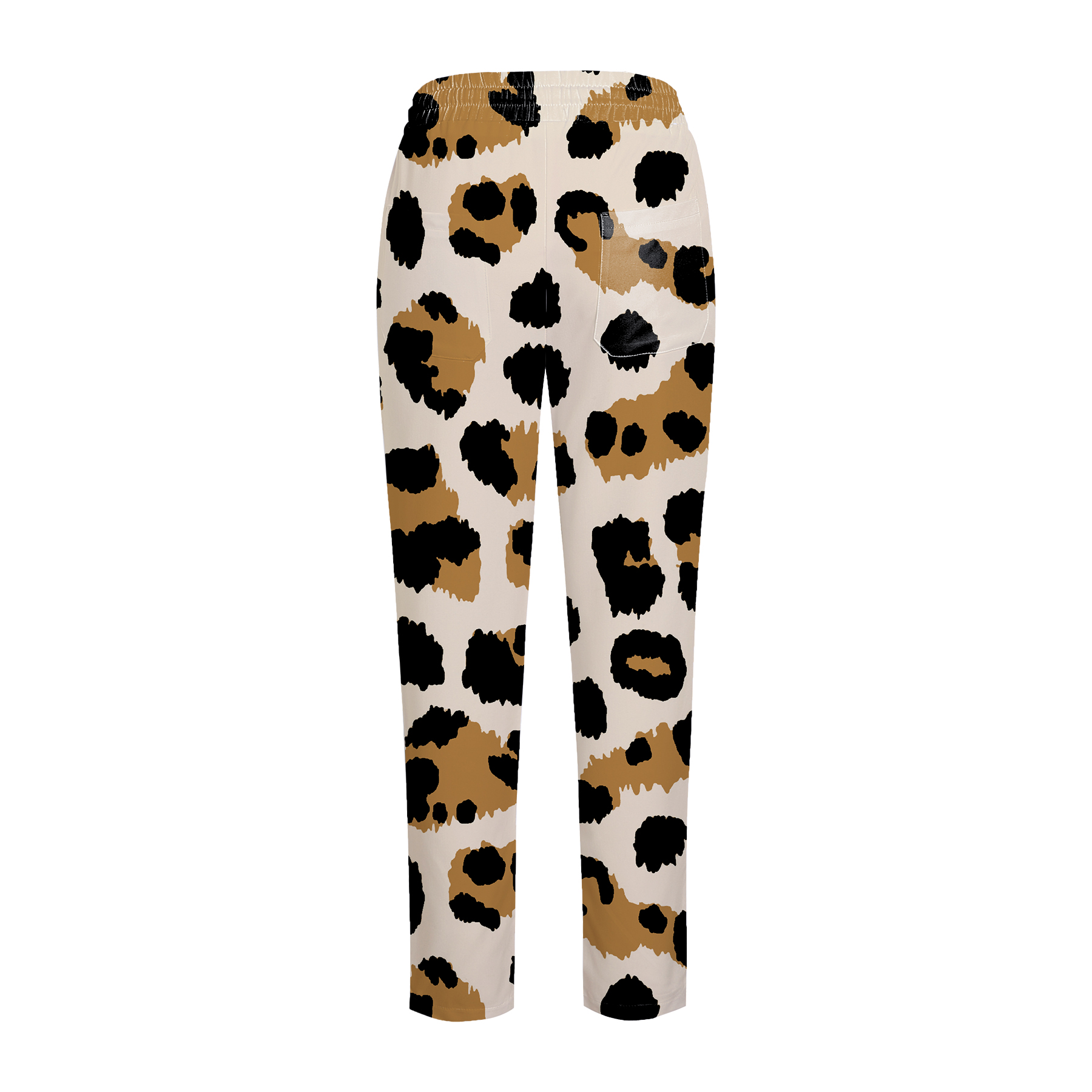 Women's Plus Size Leopard Print Scrub Pants