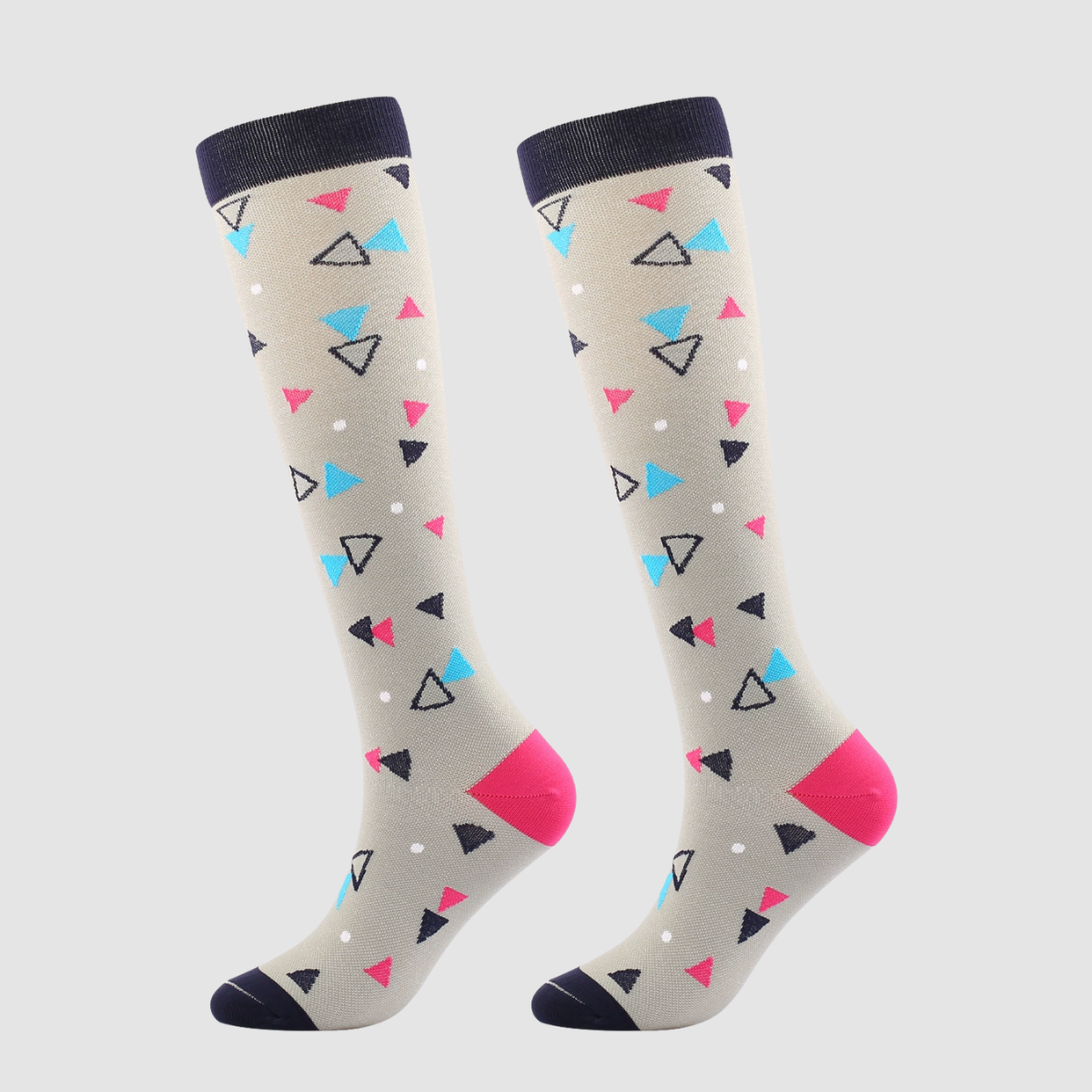 Long Patterned Nurse Leggings Fitness Compression Socks