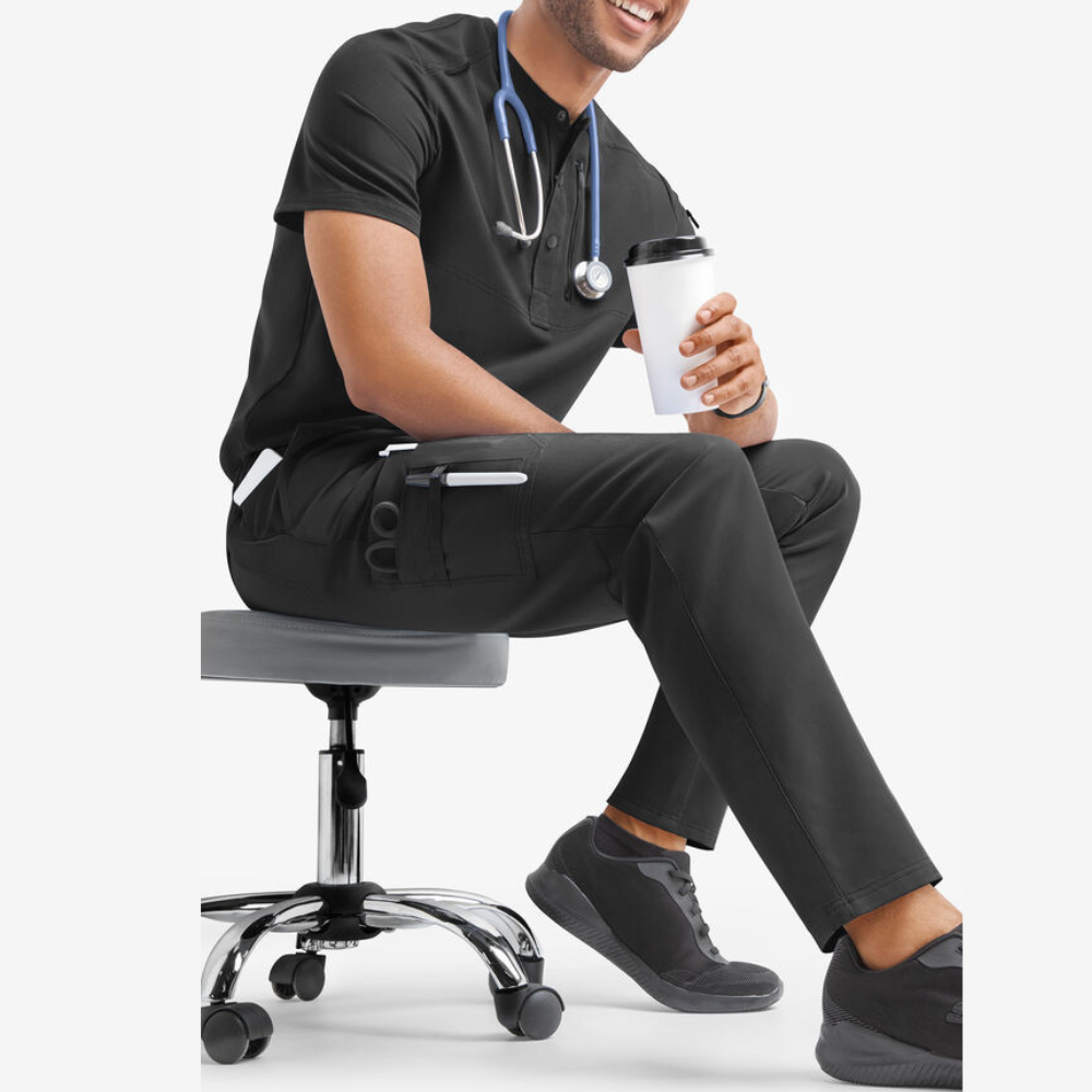 Men's 9-Pocket Cargo STRETCH Scrub Pants