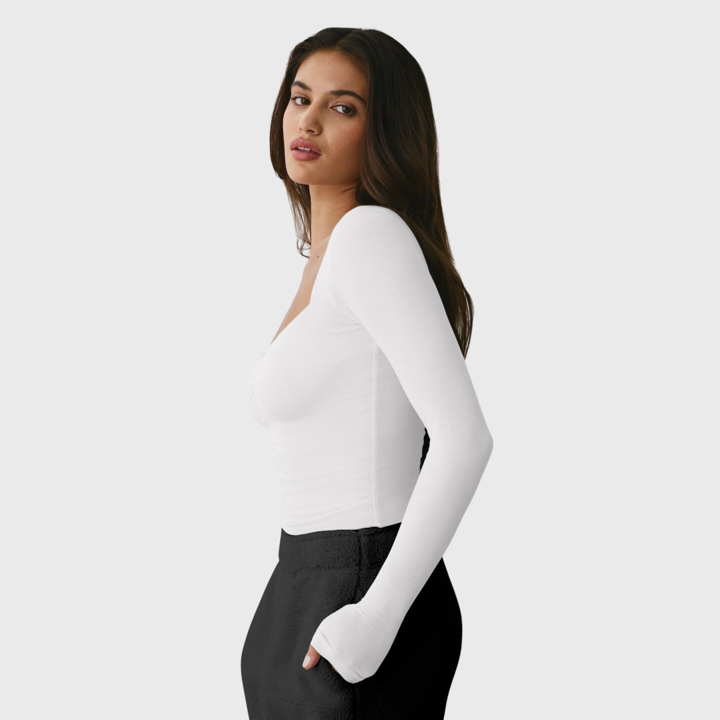 Women's Square Neck Long Sleeve Underscrub