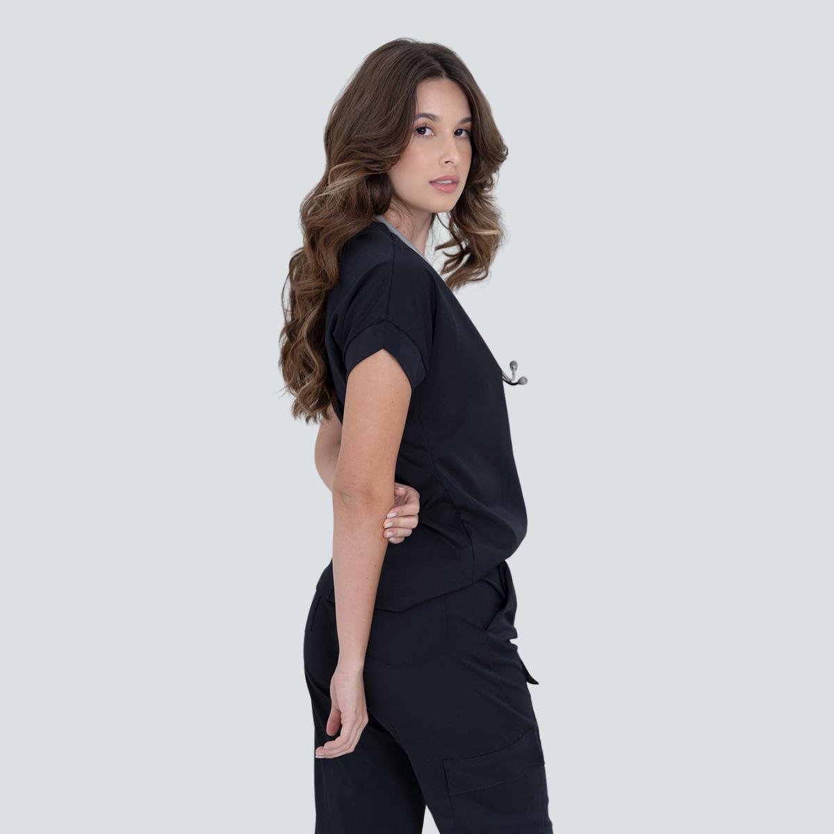 Women's V-neck One Pocket Scrub Top™