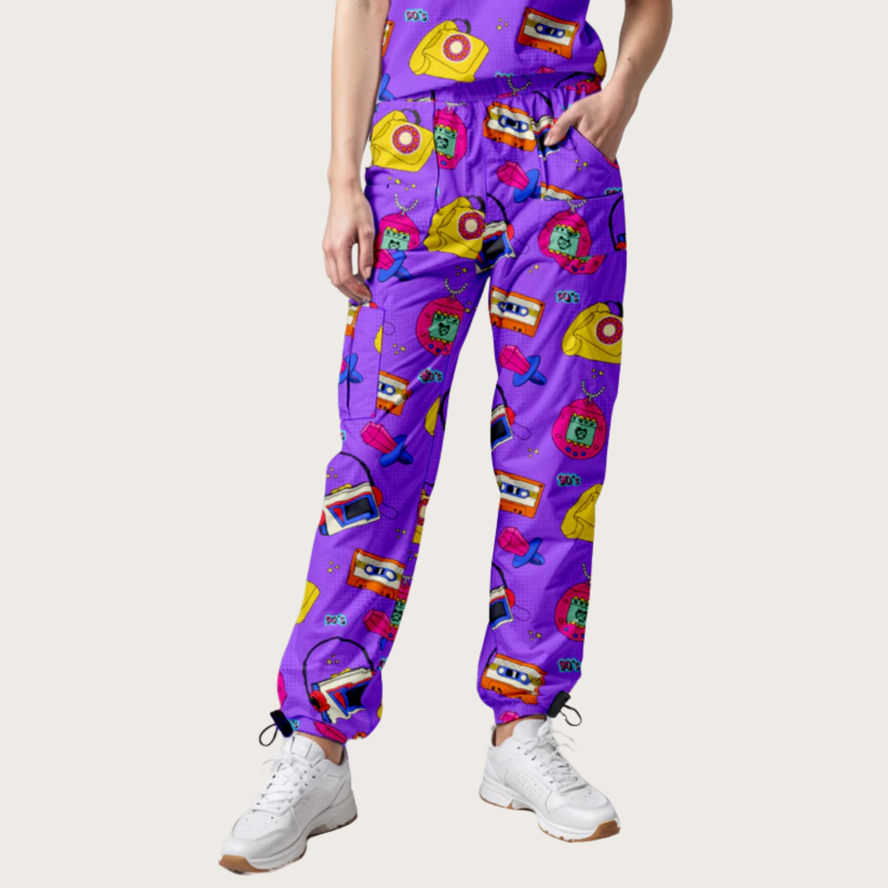 Women’s Back to the 90's Cuffed Scrub Pants
