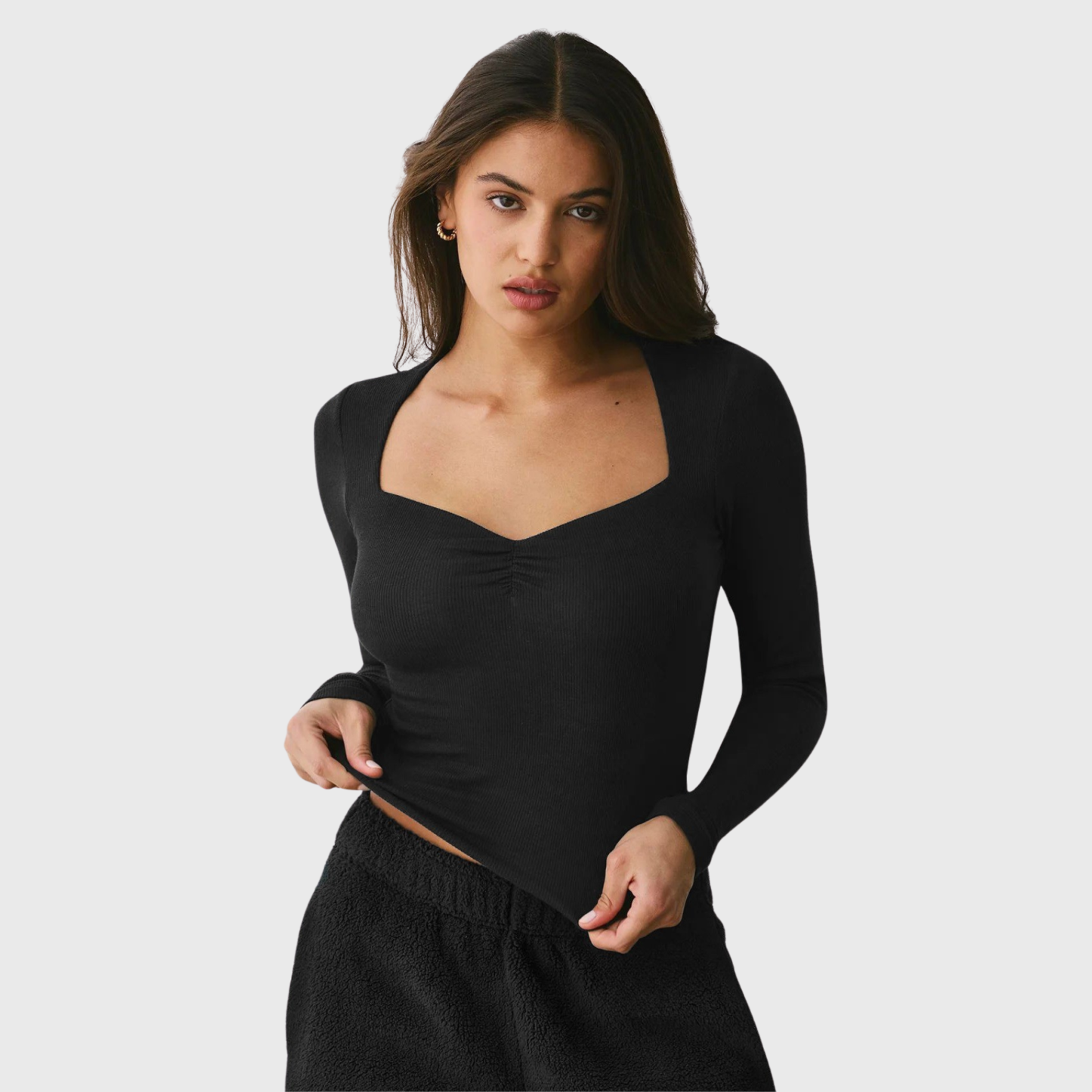 Women's Square Neck Long Sleeve Underscrub