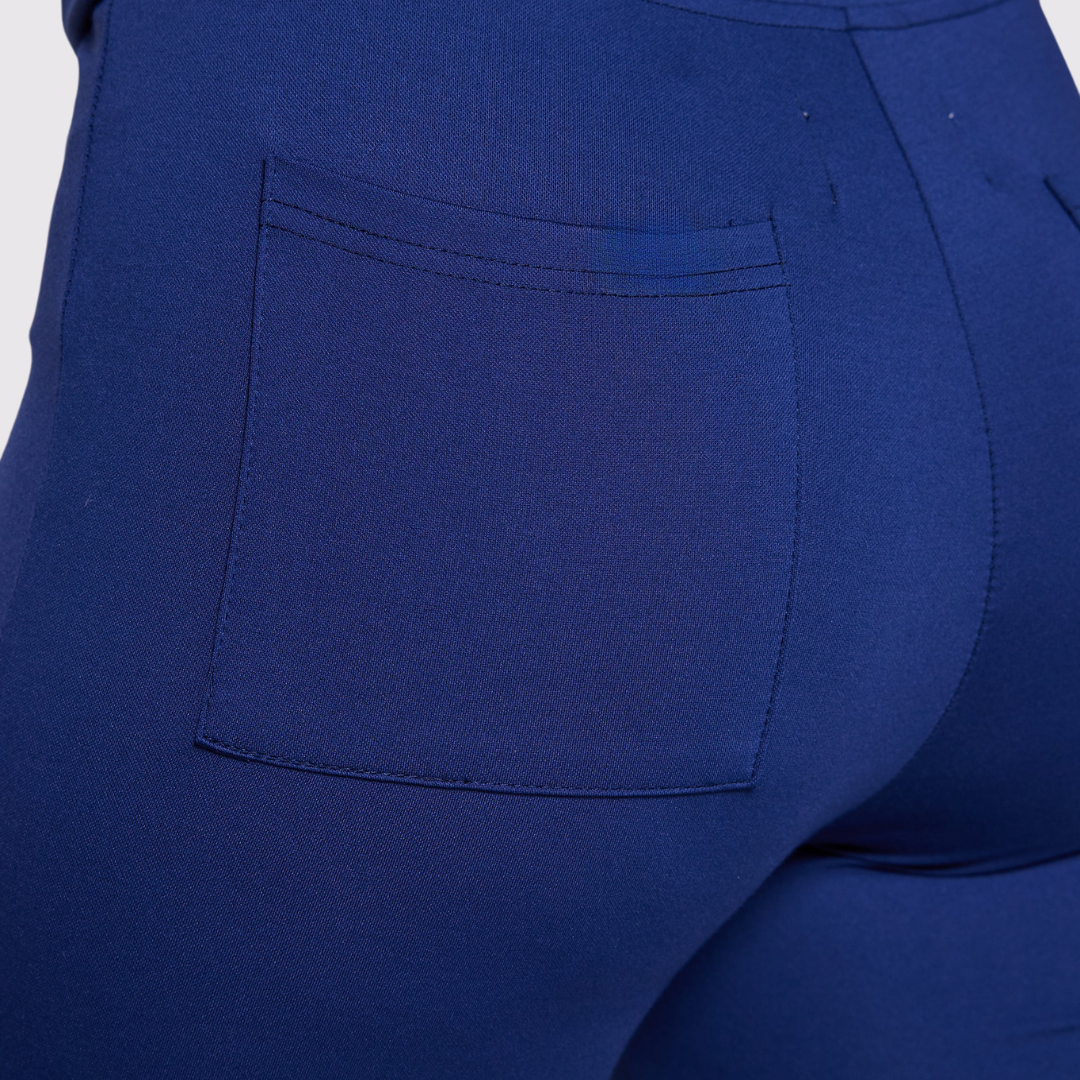 Women‘s Six Pockets Flared Scrub Pants
