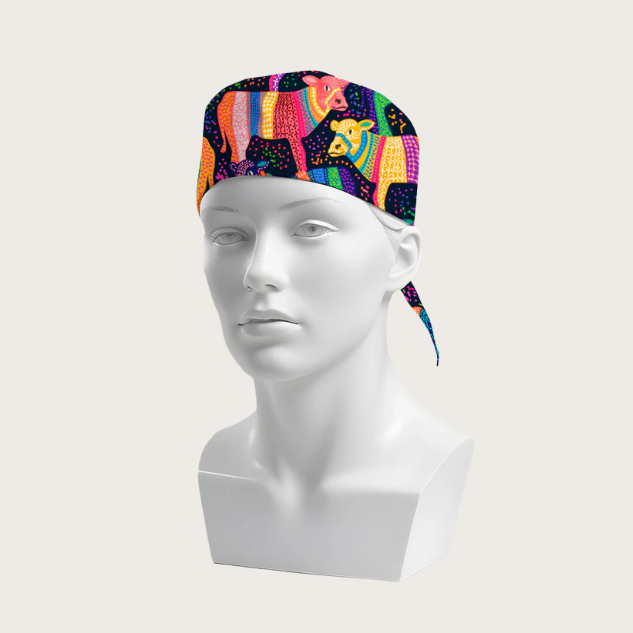Cows Parade Printed Surgical Caps