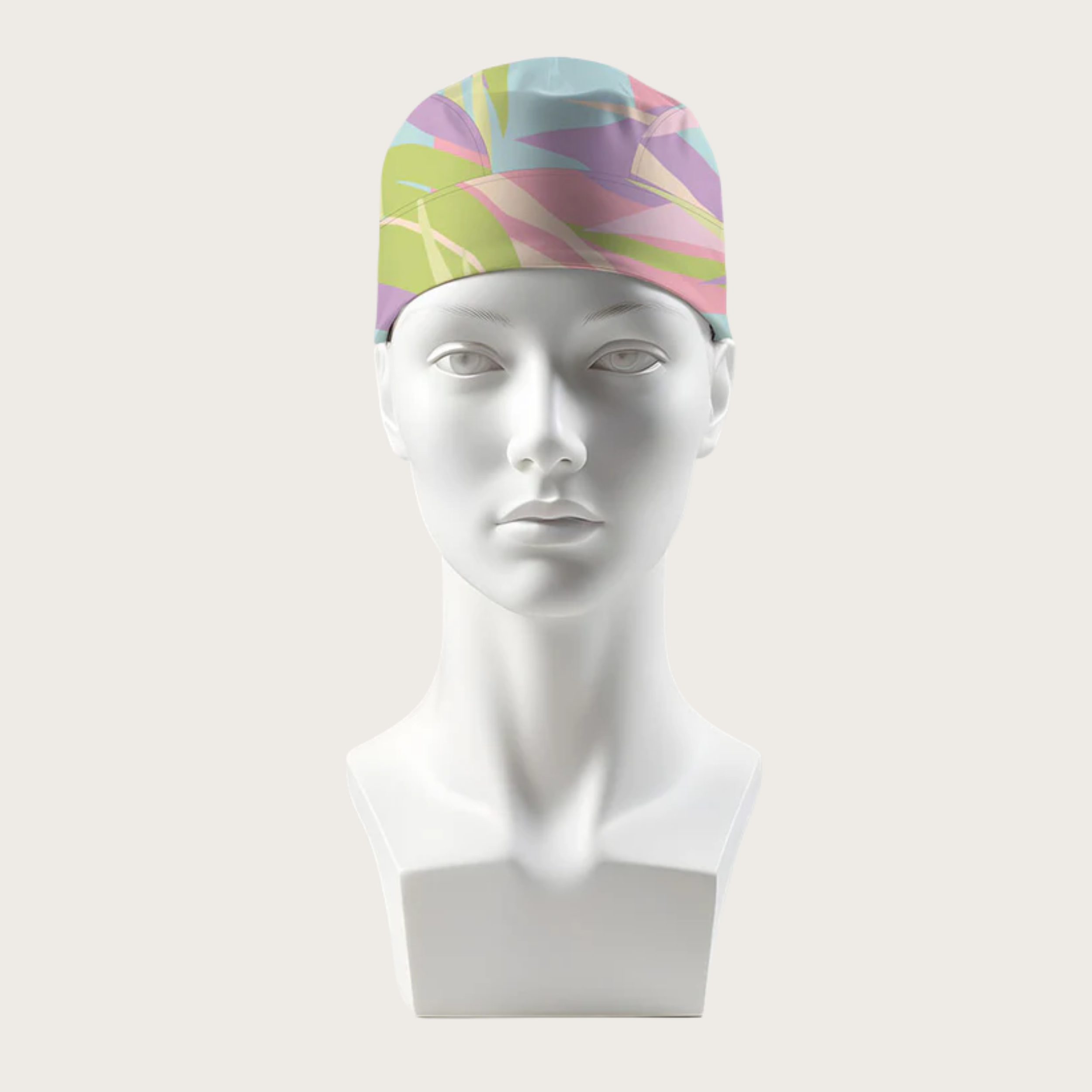 Leaves Printed Surgical Caps