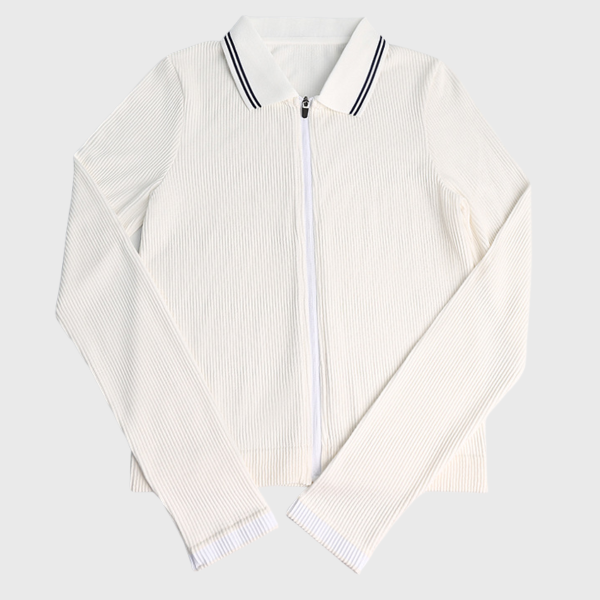 Women's Thin Outdoor Sports Slim Top Waist Yoga Zipper Top