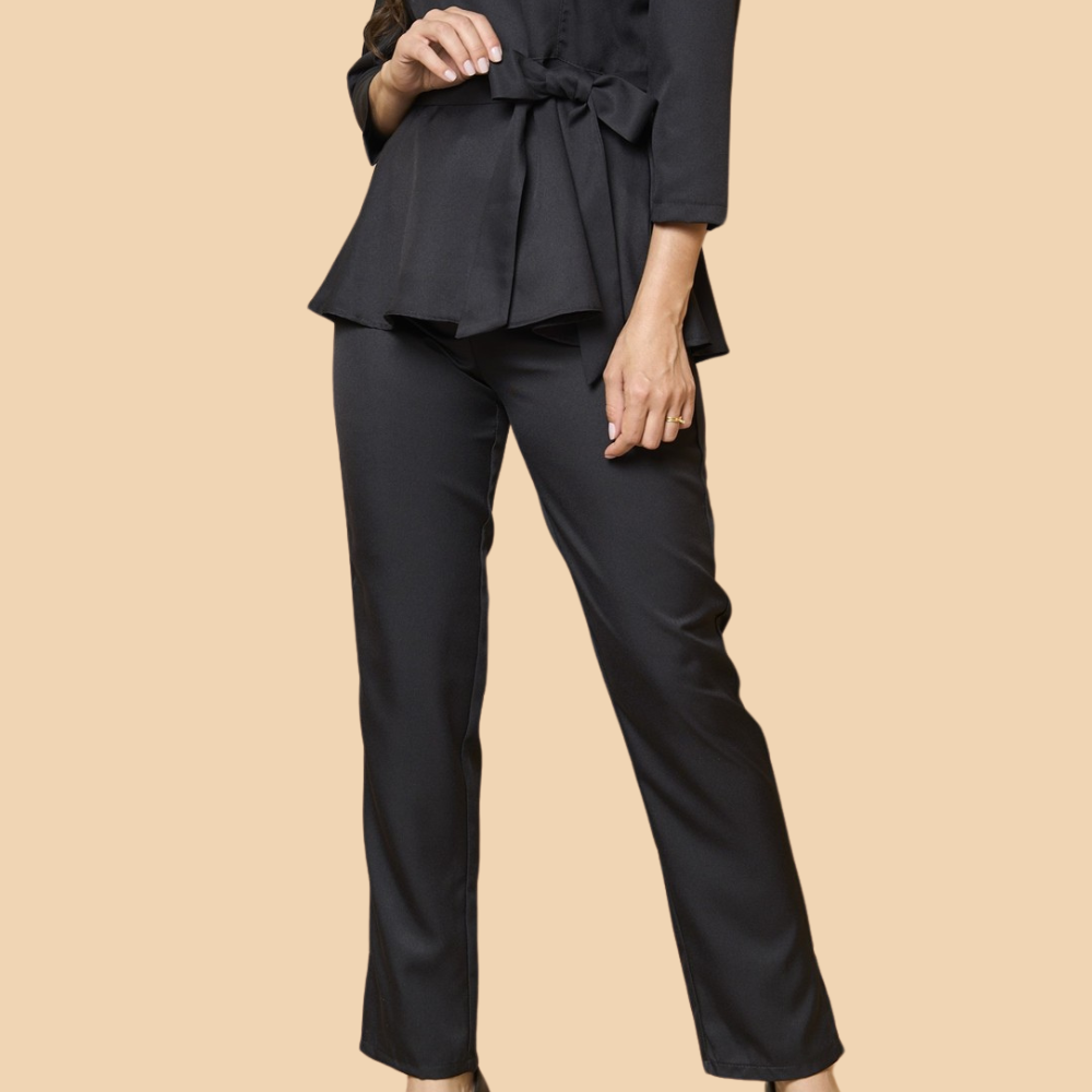 Women's Fashion Scrub Pants With Elastic Waistband