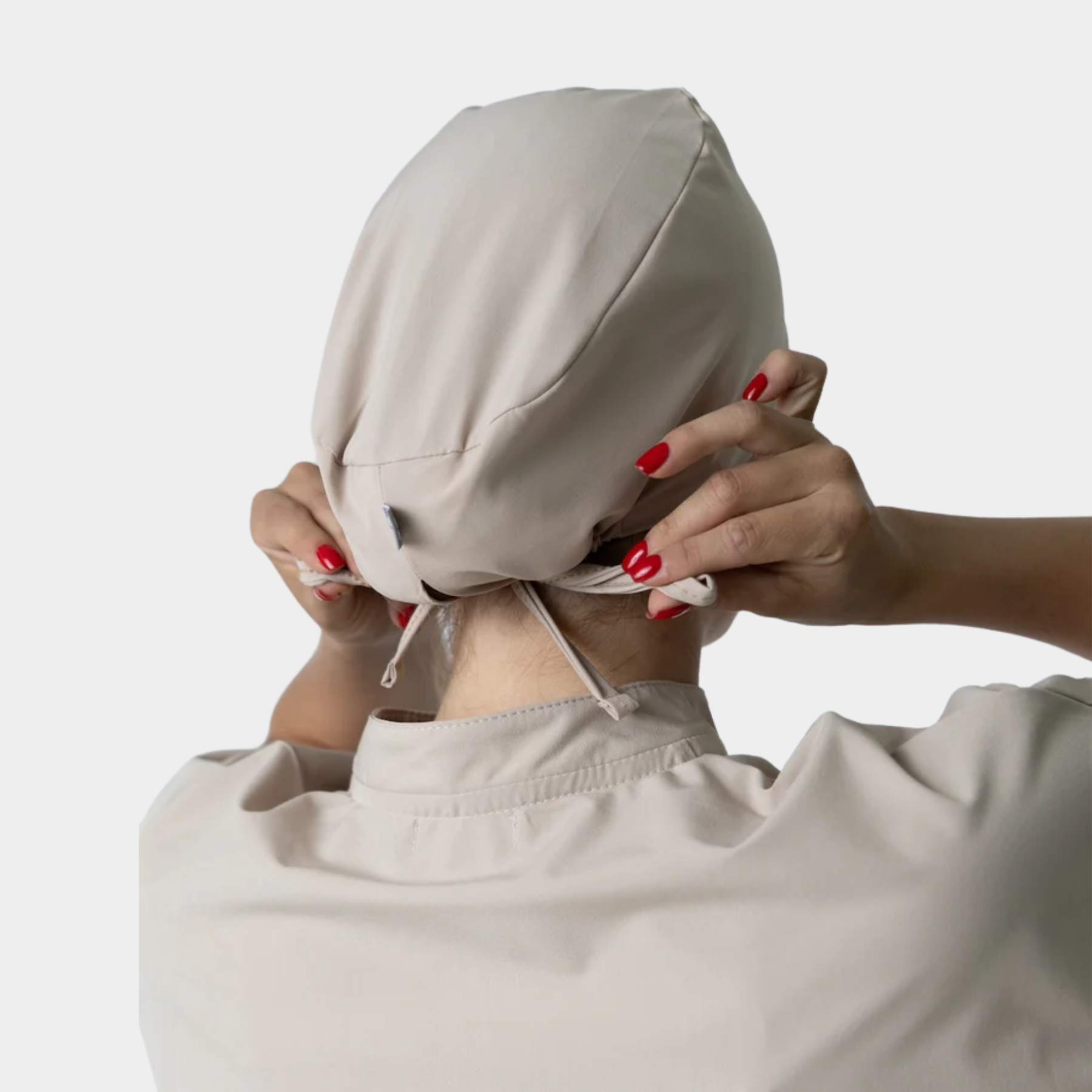 Khaki Printed Surgical Caps