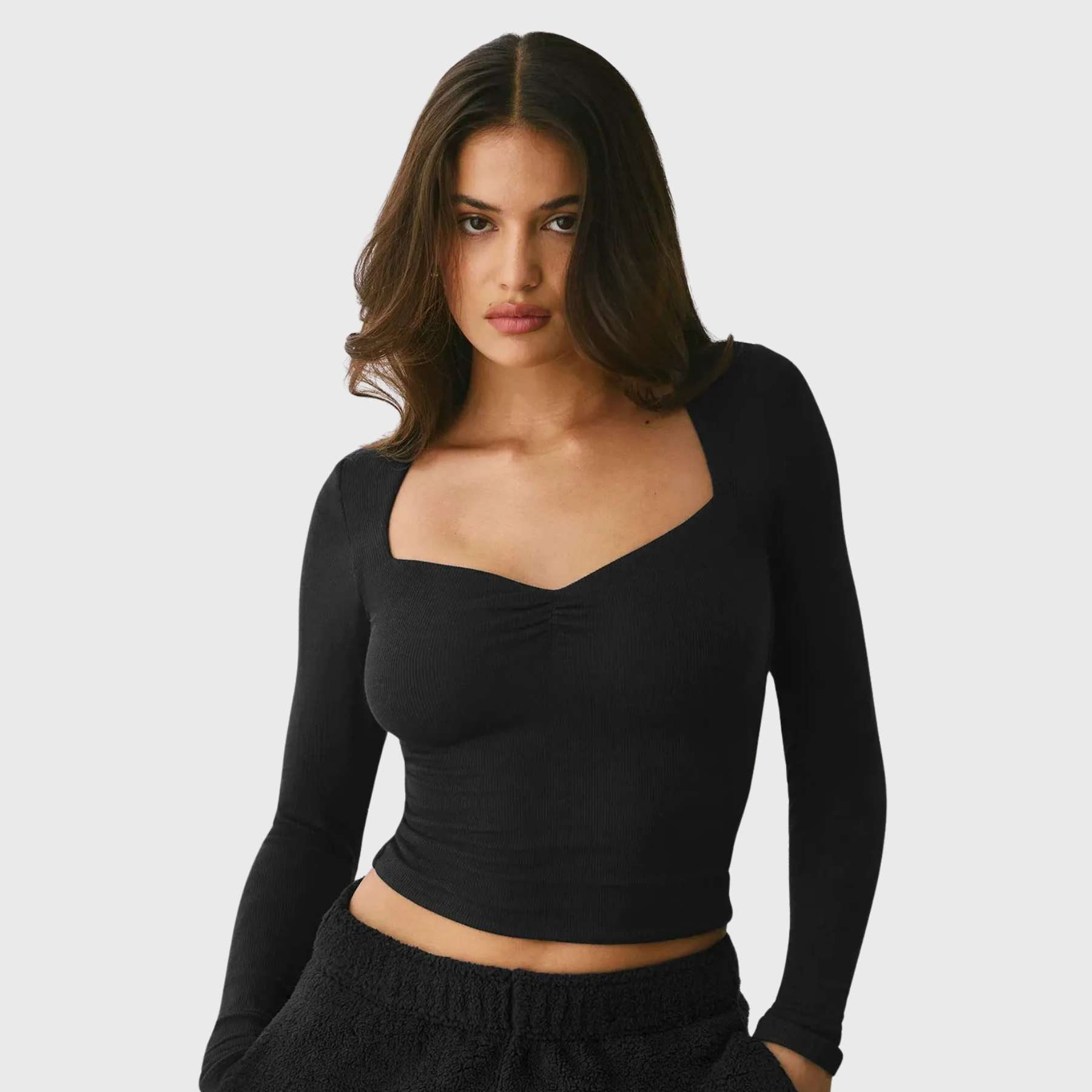 Women's Square Neck Long Sleeve Underscrub