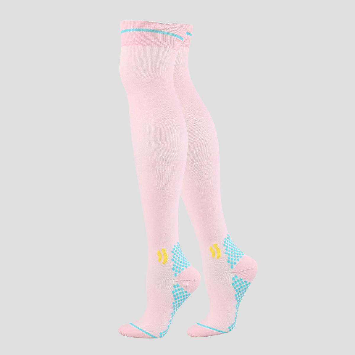 Sports Cycling Long Leg Pressure Socks Above The Knee 