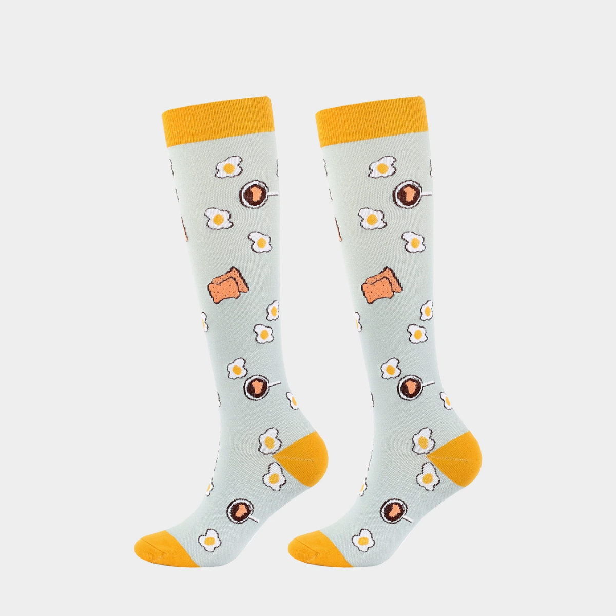 Cartoon Pattern Sports Elastic Mid-Tube Compression Socks