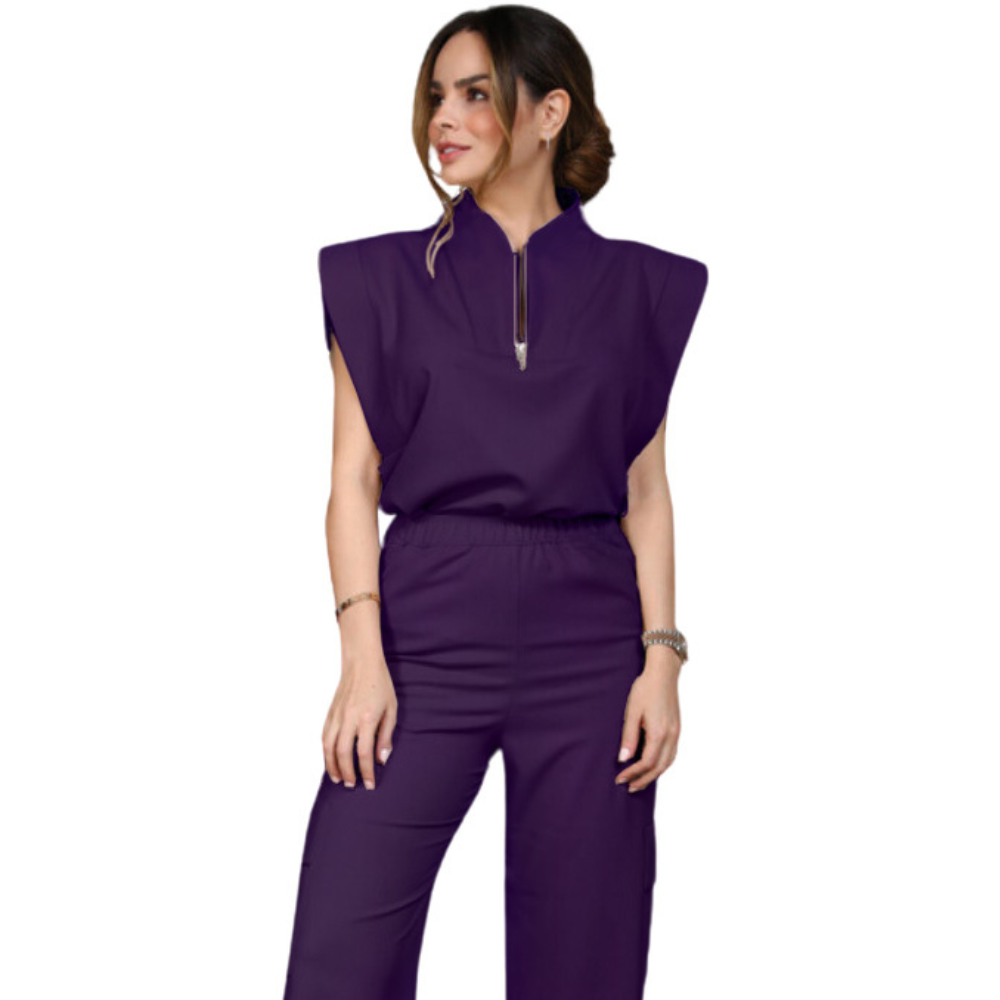 Women's Thin Waist Slim Fit Scrub Top