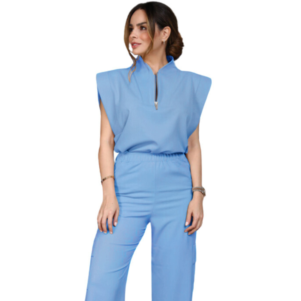 Women's Thin Waist Slim Fit Scrub Top