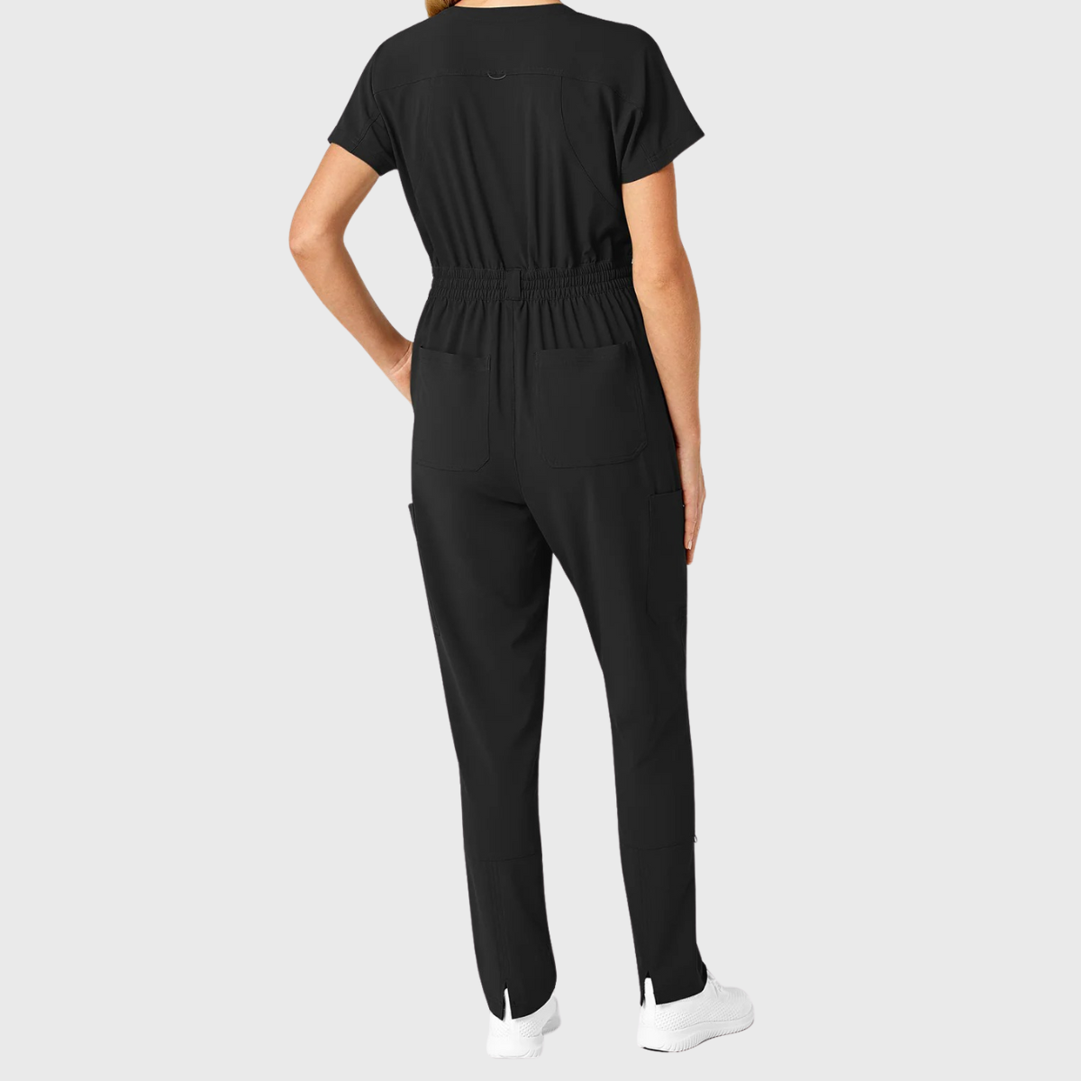 Women's Zip Front Scrub Jumpsuit