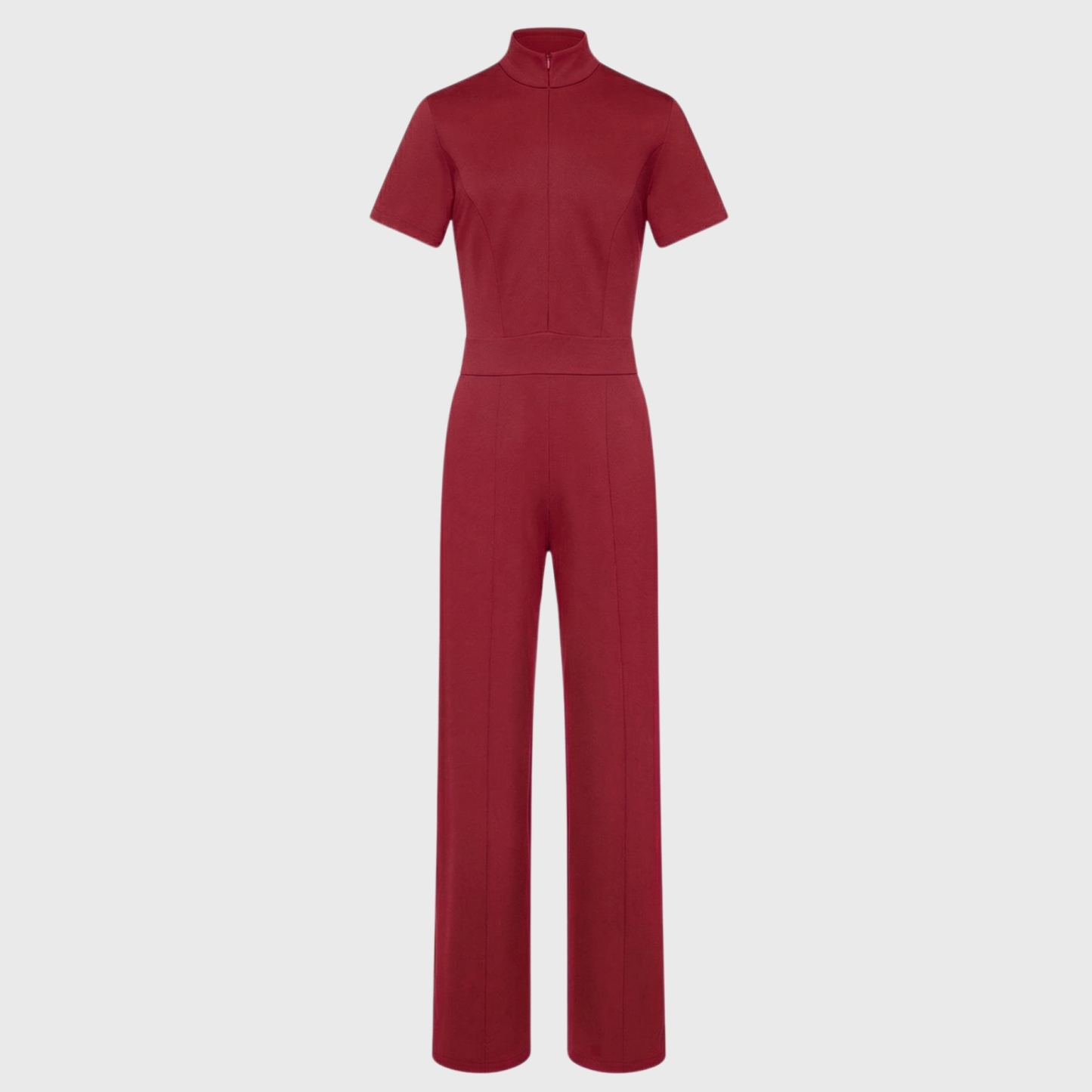 Women's Wide Leg Front Zip Butter Soft Stretch Scrub Jumpsuit