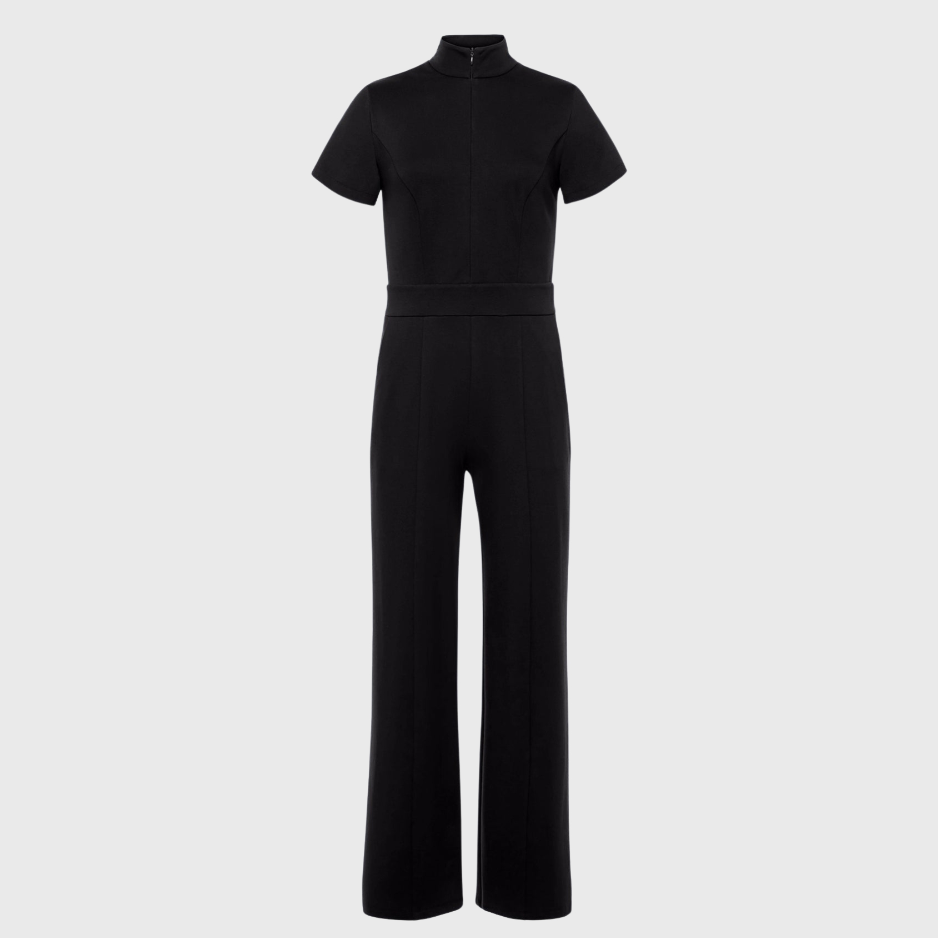 Women's Wide Leg Front Zip Butter Soft Stretch Scrub Jumpsuit