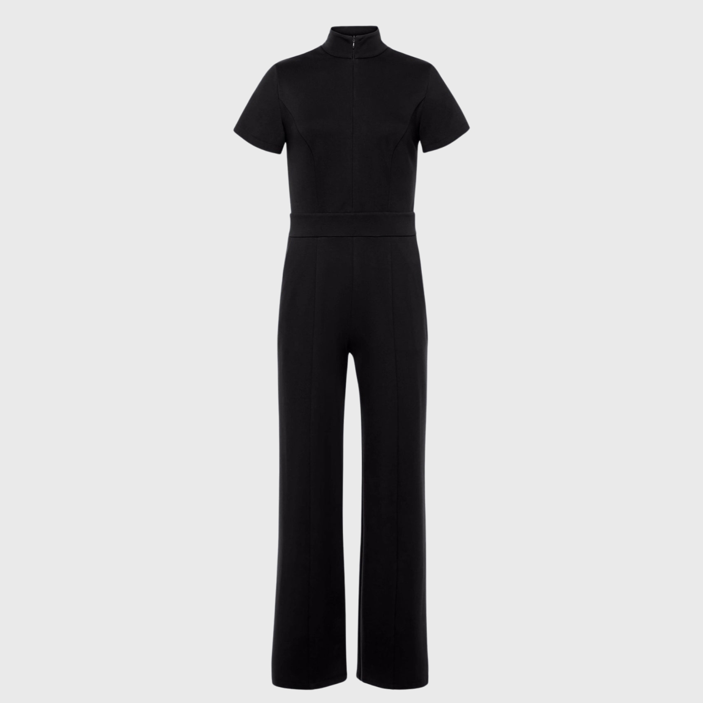 Women's Wide Leg Front Zip Butter Soft Stretch Scrub Jumpsuit