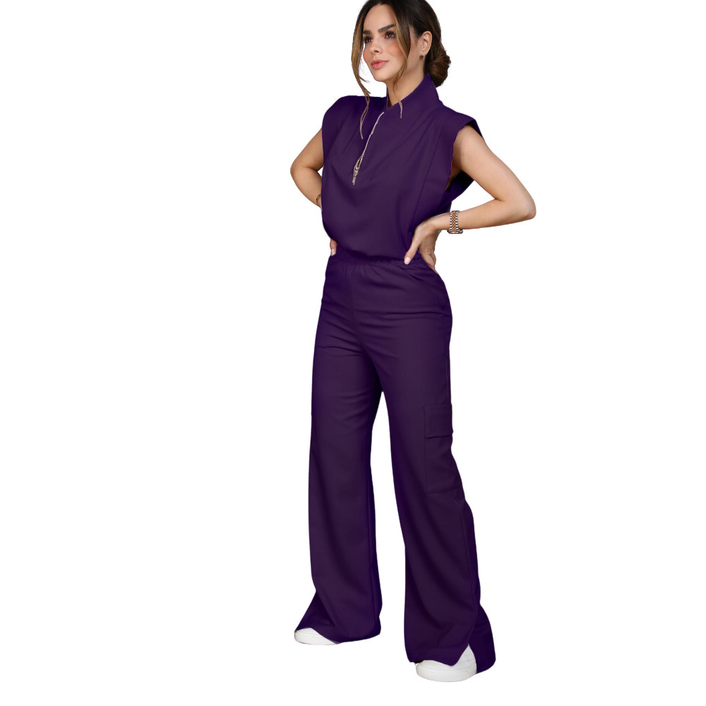 Women's Cargo Scrub Pant with Stylish Tailoring Details