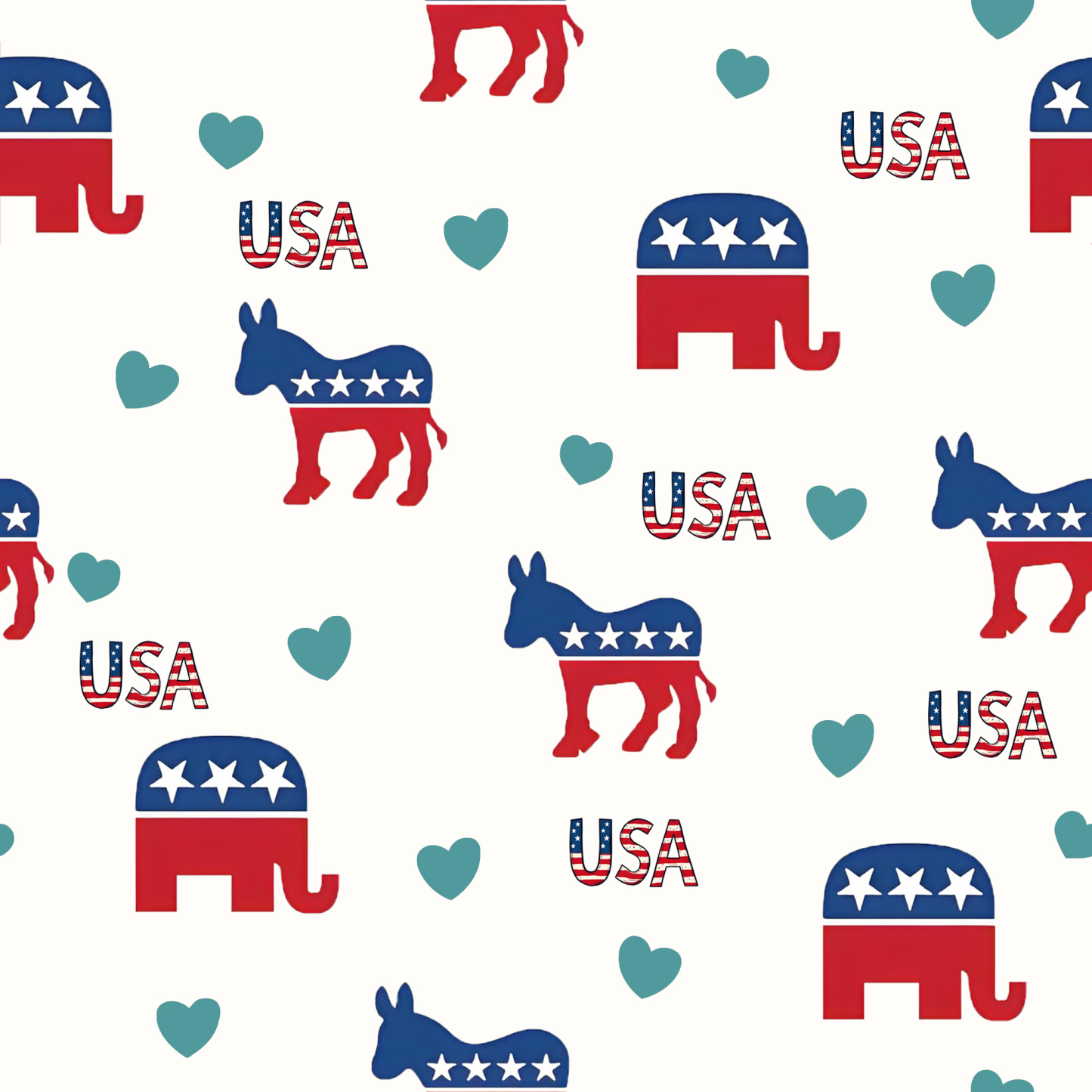 Women's Independence Day Graphics Scrub Set ST6242