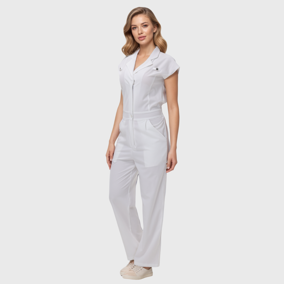 Women's Wide Leg Scrub Jumpsuit™