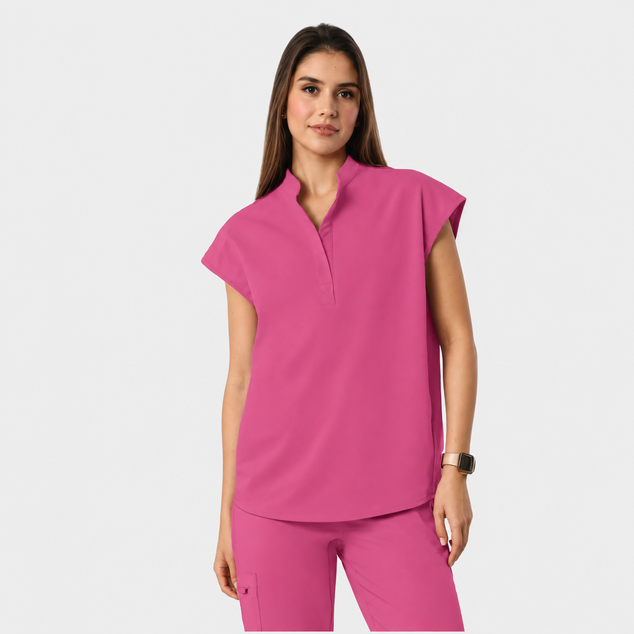 Daisy Scrub Top