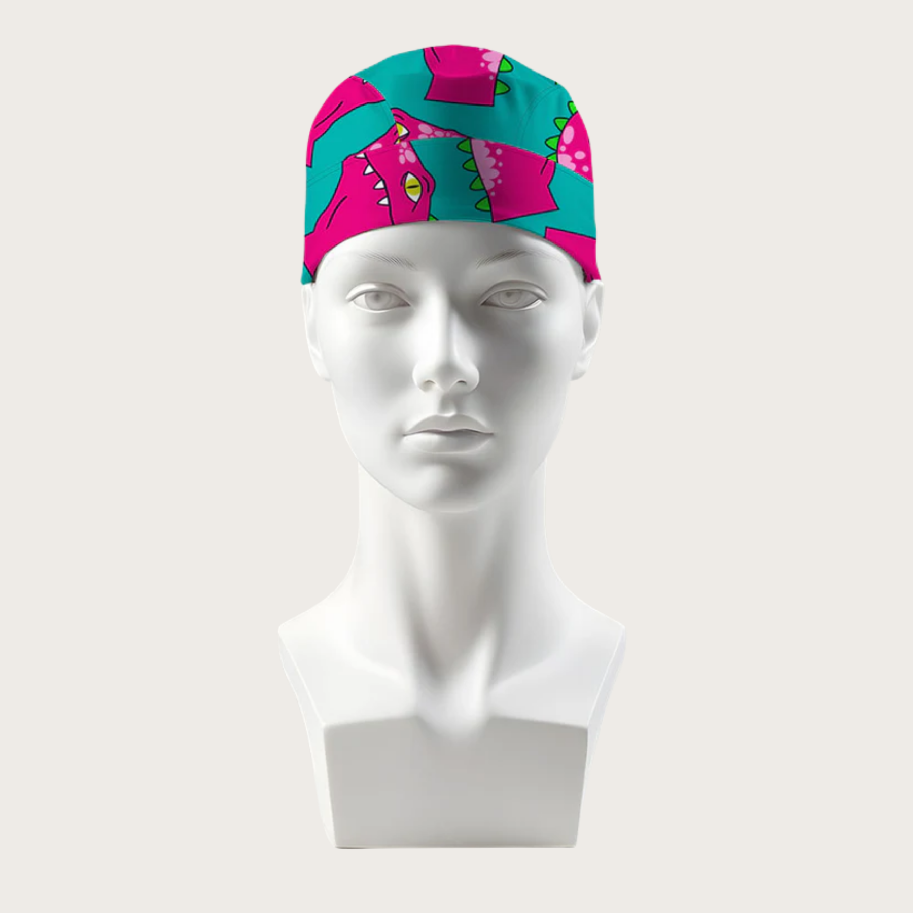Pink Rex Printed Surgical Caps