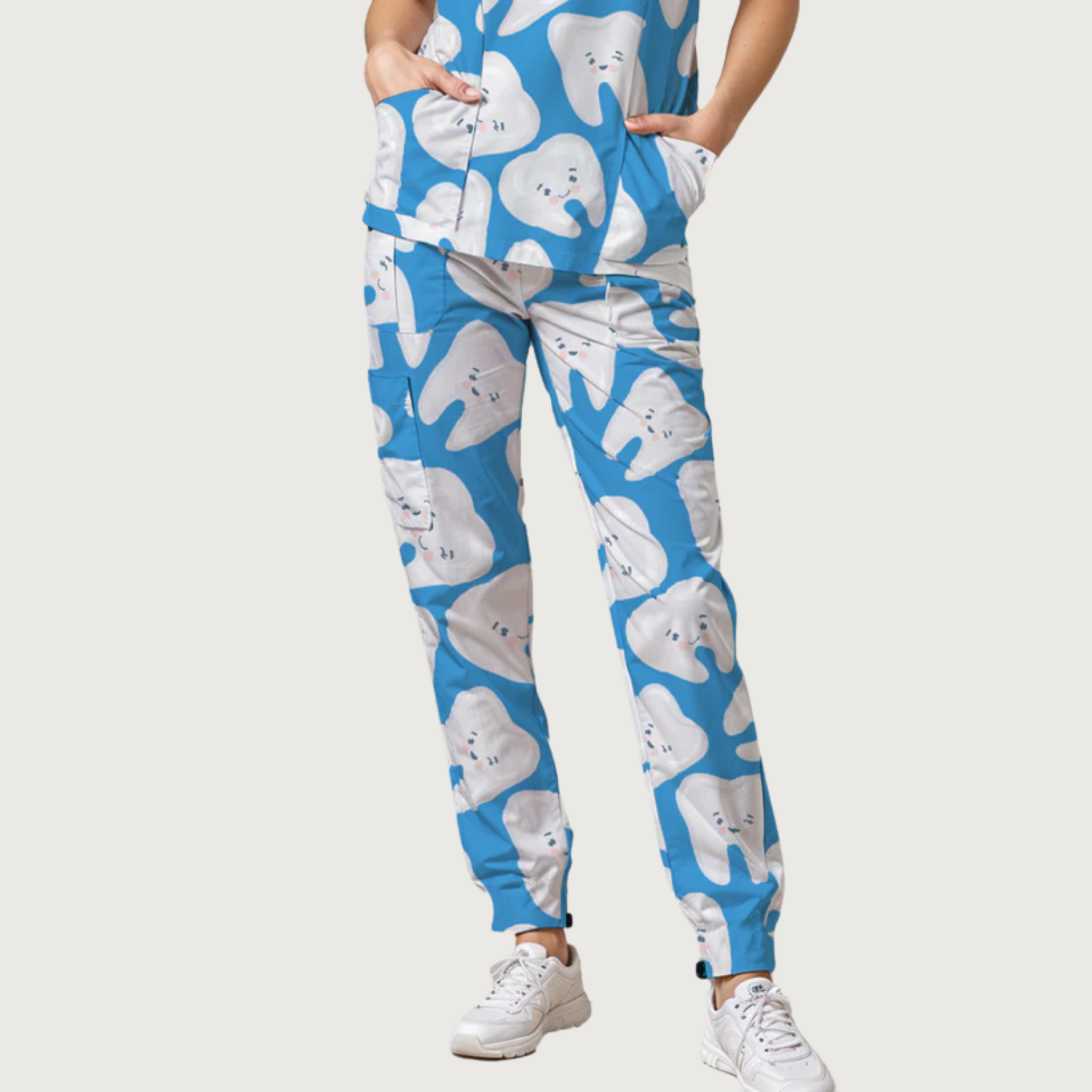 Women’s Fresh Teeth Cuffed Scrub Pants