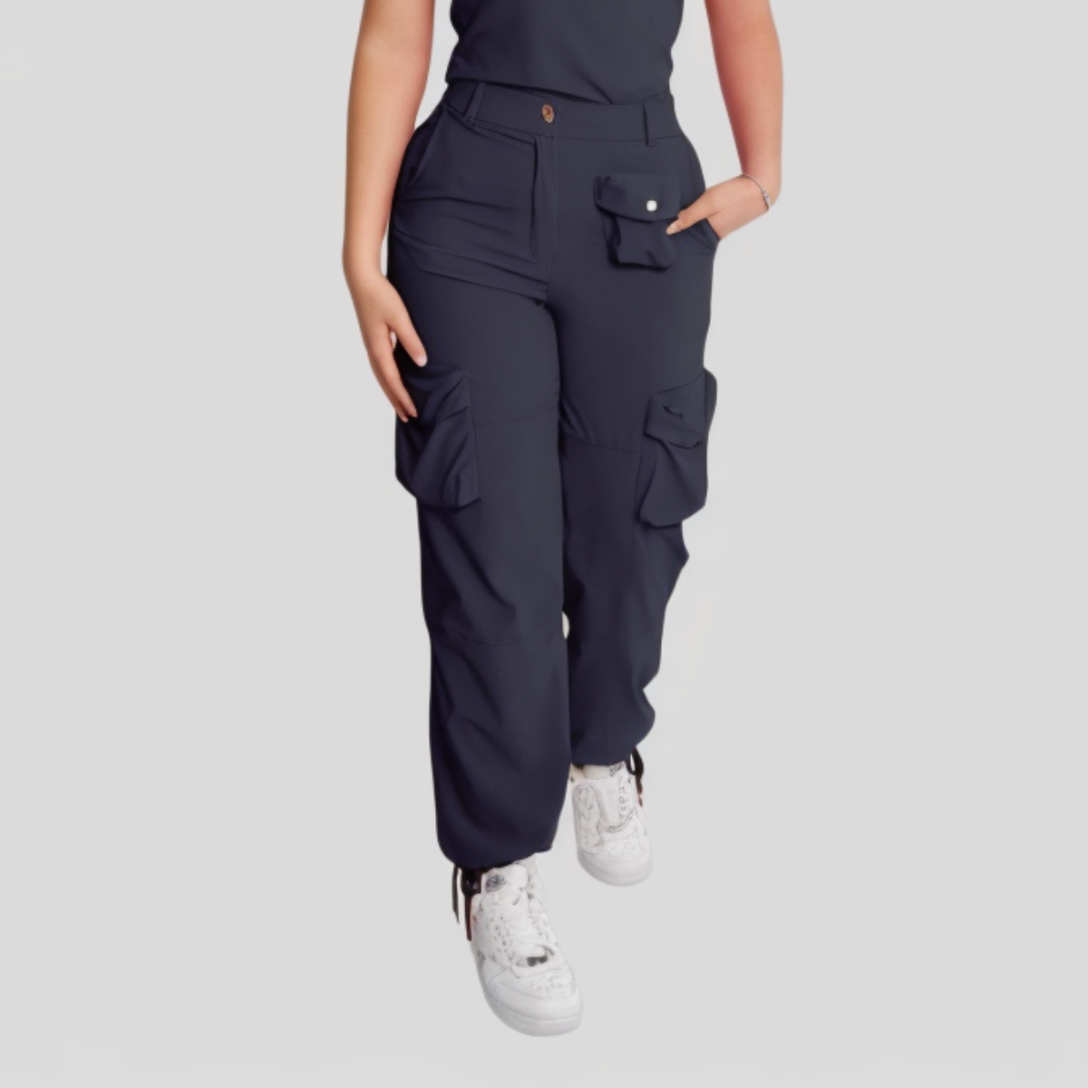 Women's 7 Pockets Scrub Pants