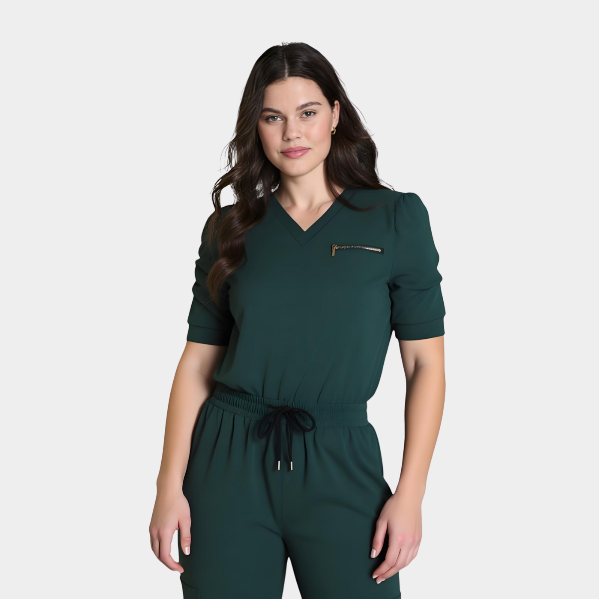 Women's V-neck One Upper Left Pocket Scrub Top™