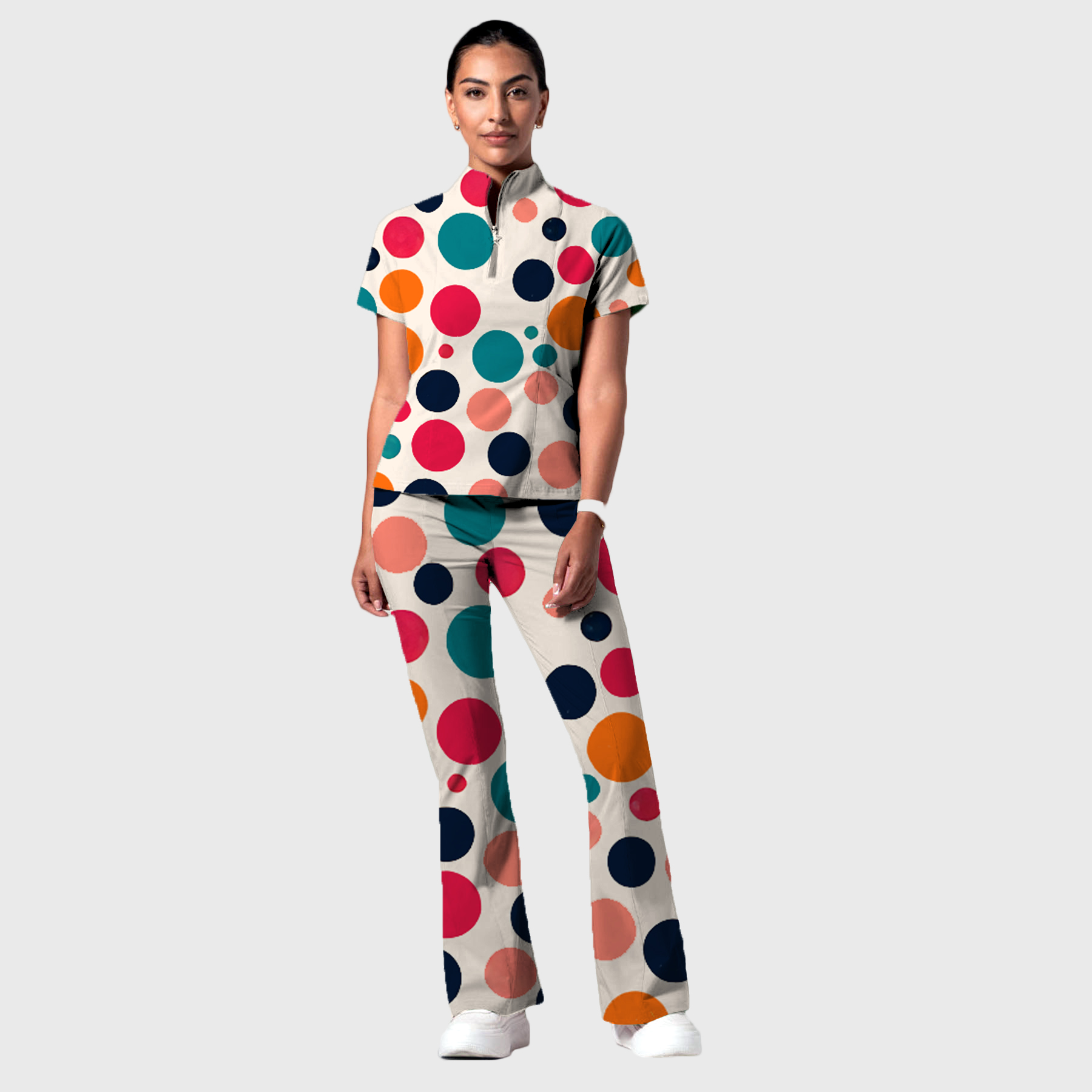 Women's Printed Scrub Set YHSC1