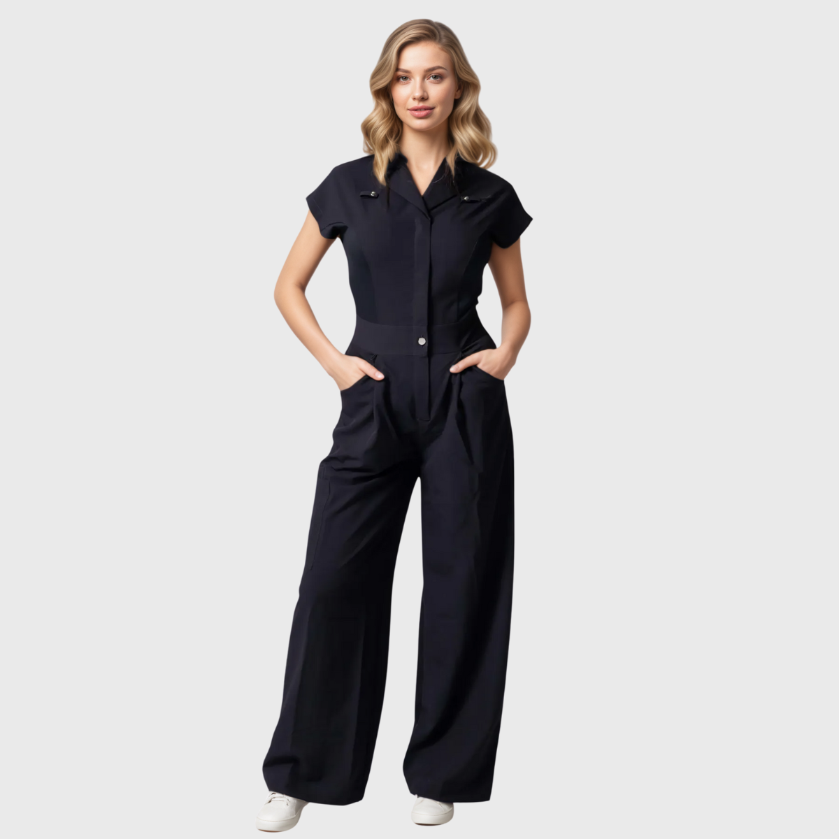 Women's Wide Leg Scrub Jumpsuit™