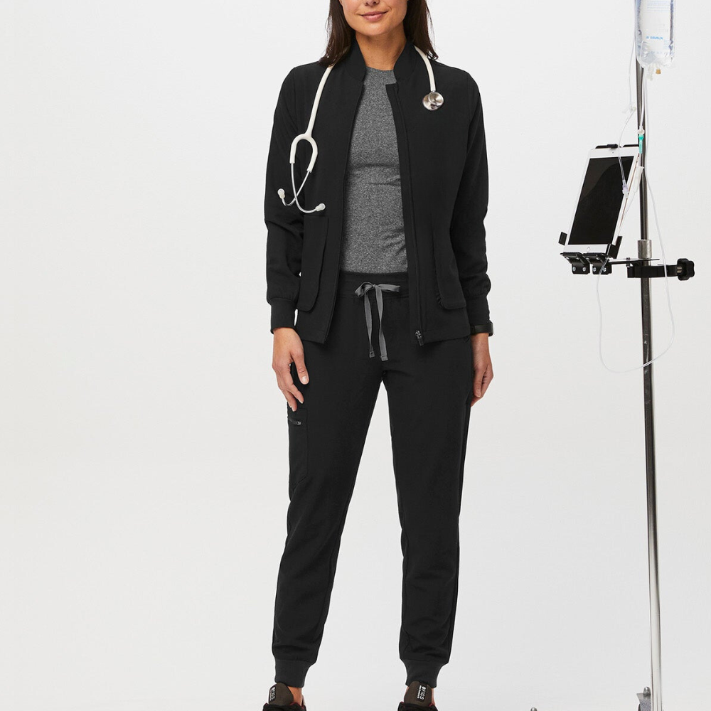 Women's Four Pockets Scrub Jacket