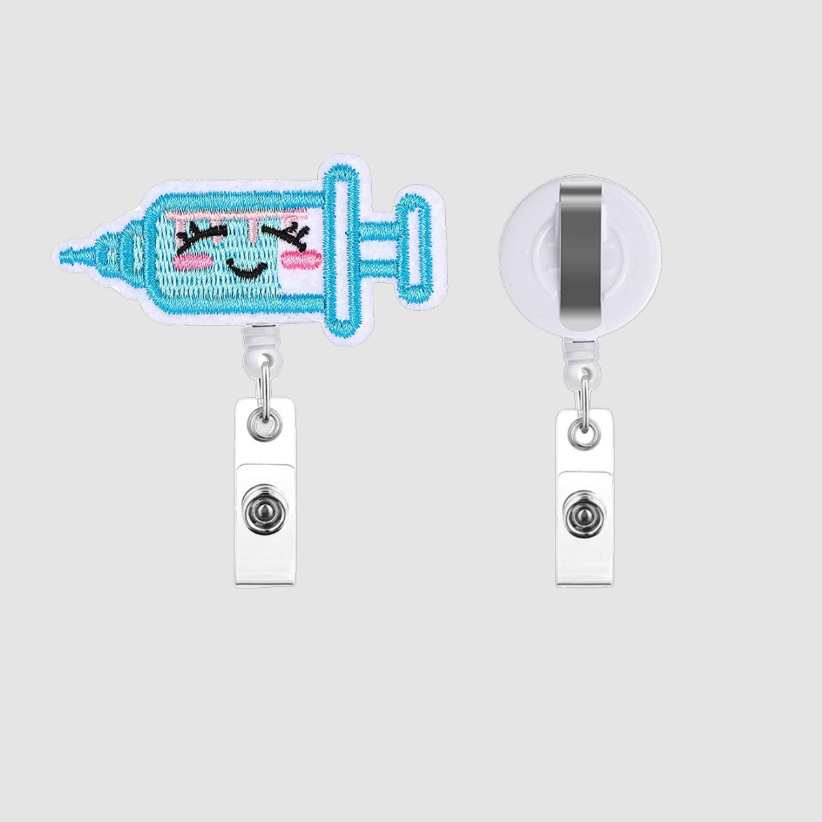 Cartoon Nurse Band-Aid Pill Felt Retractable Easy-Pull Buckle