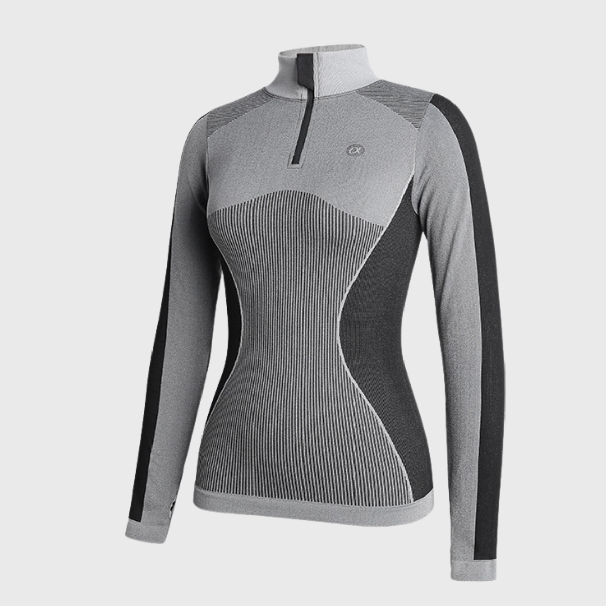 Women's Sports Quick-Drying Long-Sleeved Zippered Yoga Suit
