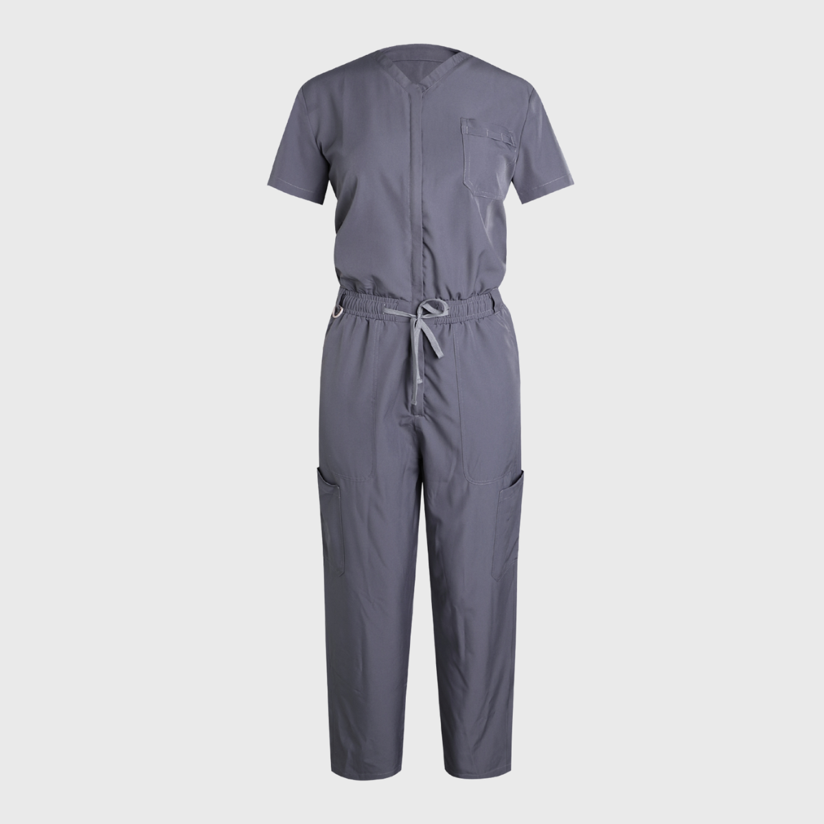 Women's Zip Front Scrub Jumpsuit