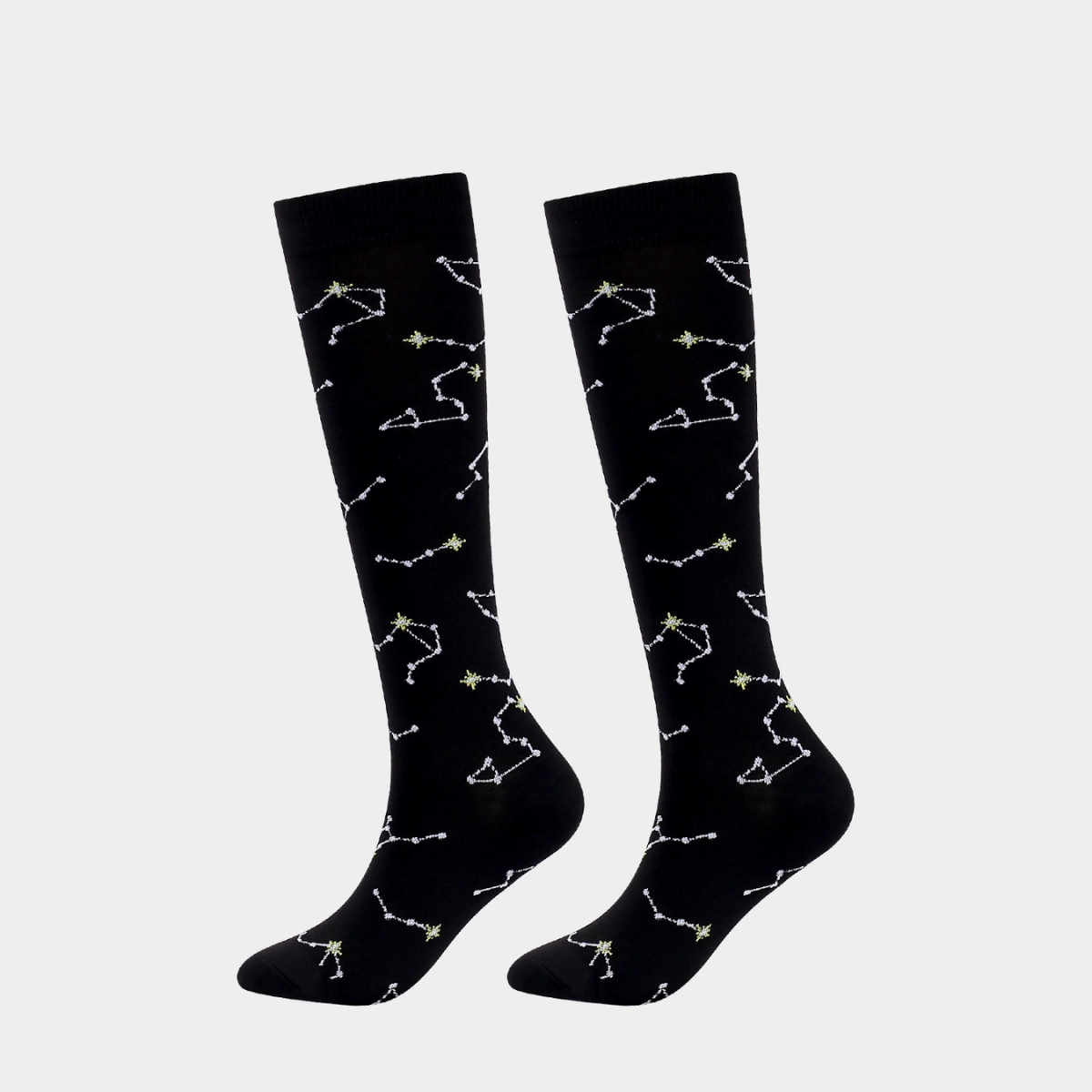 Irregular Pattern Sports Elastic Compression Socks 