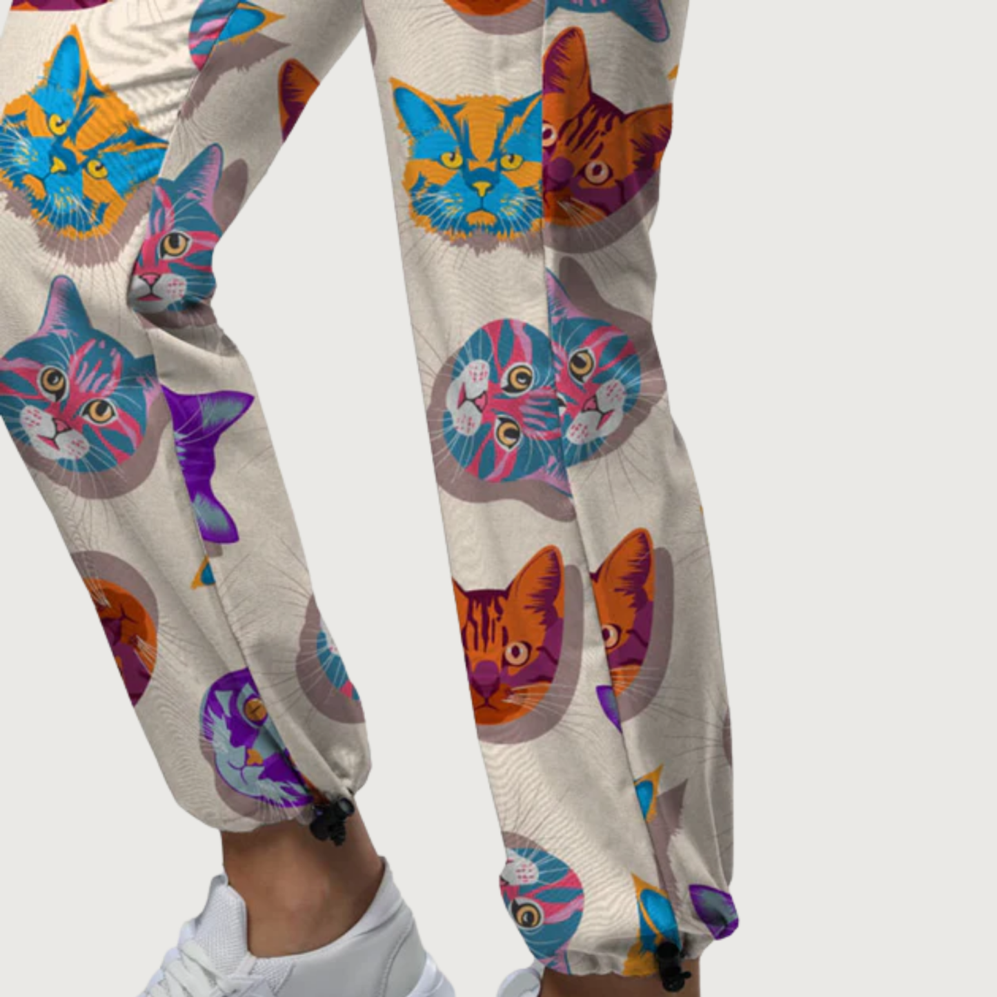 Women's Crazy Kats V-neck Scrub Set SA12