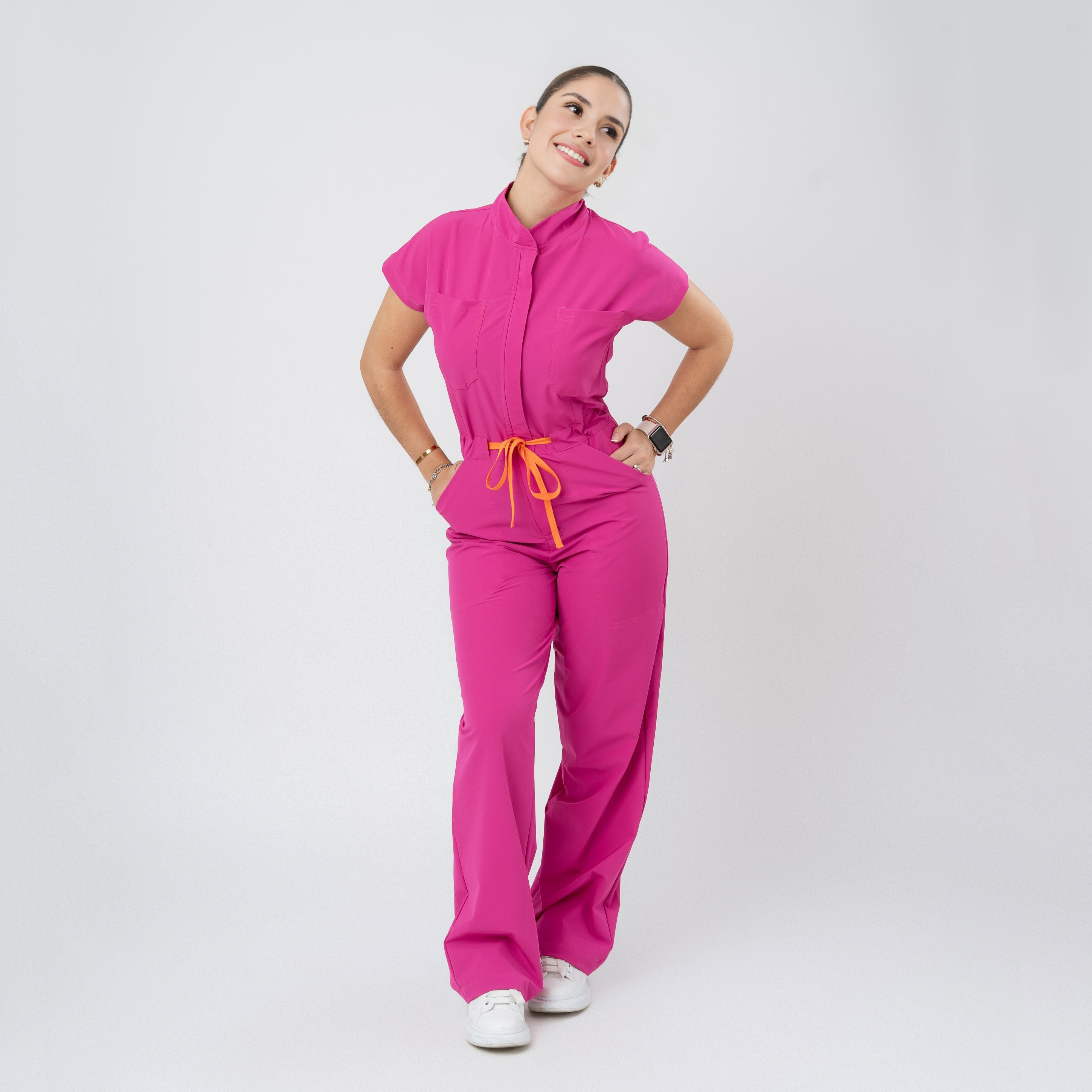 Katya Scrub Jumpsuit | Virtual Pink