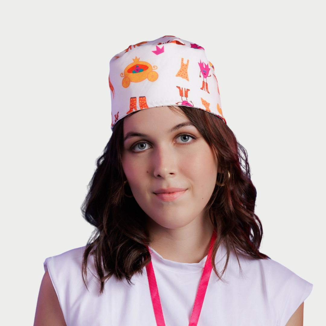 Cartoon Colorful Printed Surgical Caps