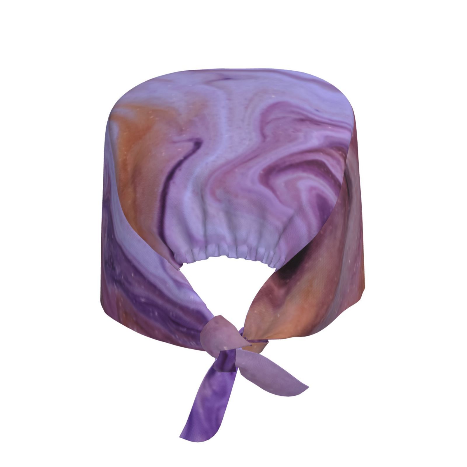 Purple Marble Printed Surgical Caps