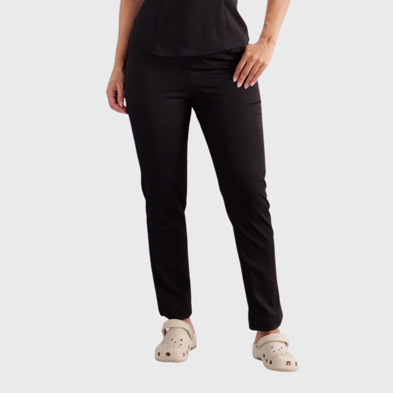 Women' Slim Fit Straight Leg 4-Pocket Scrub Pants