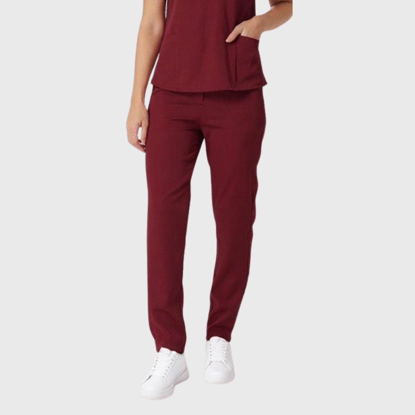Women' Slim Fit Straight Leg 4-Pocket Scrub Pants