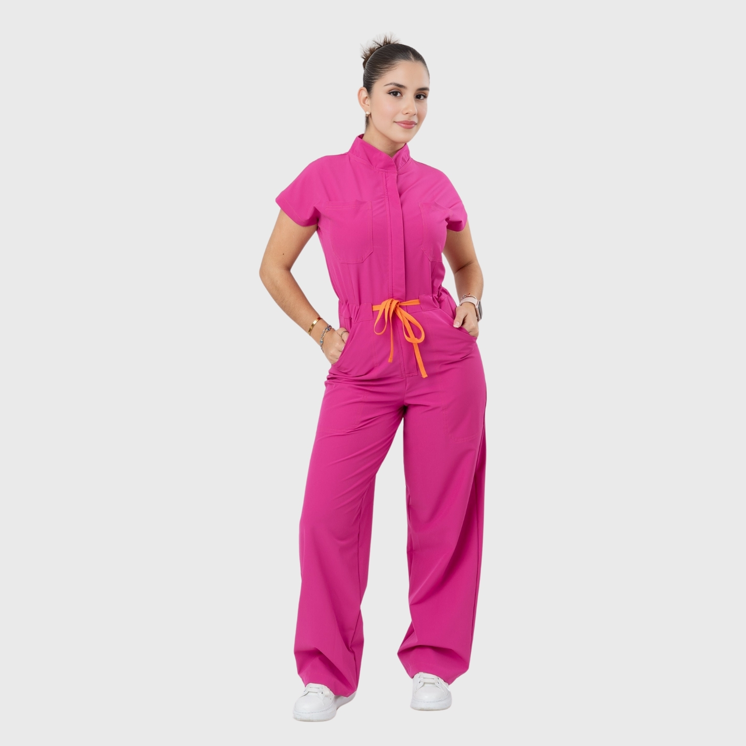 Katya Scrub Jumpsuit | Virtual Pink
