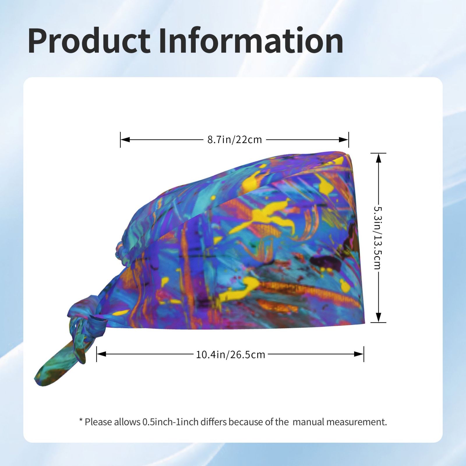 Oil Painting Style Surgical Caps